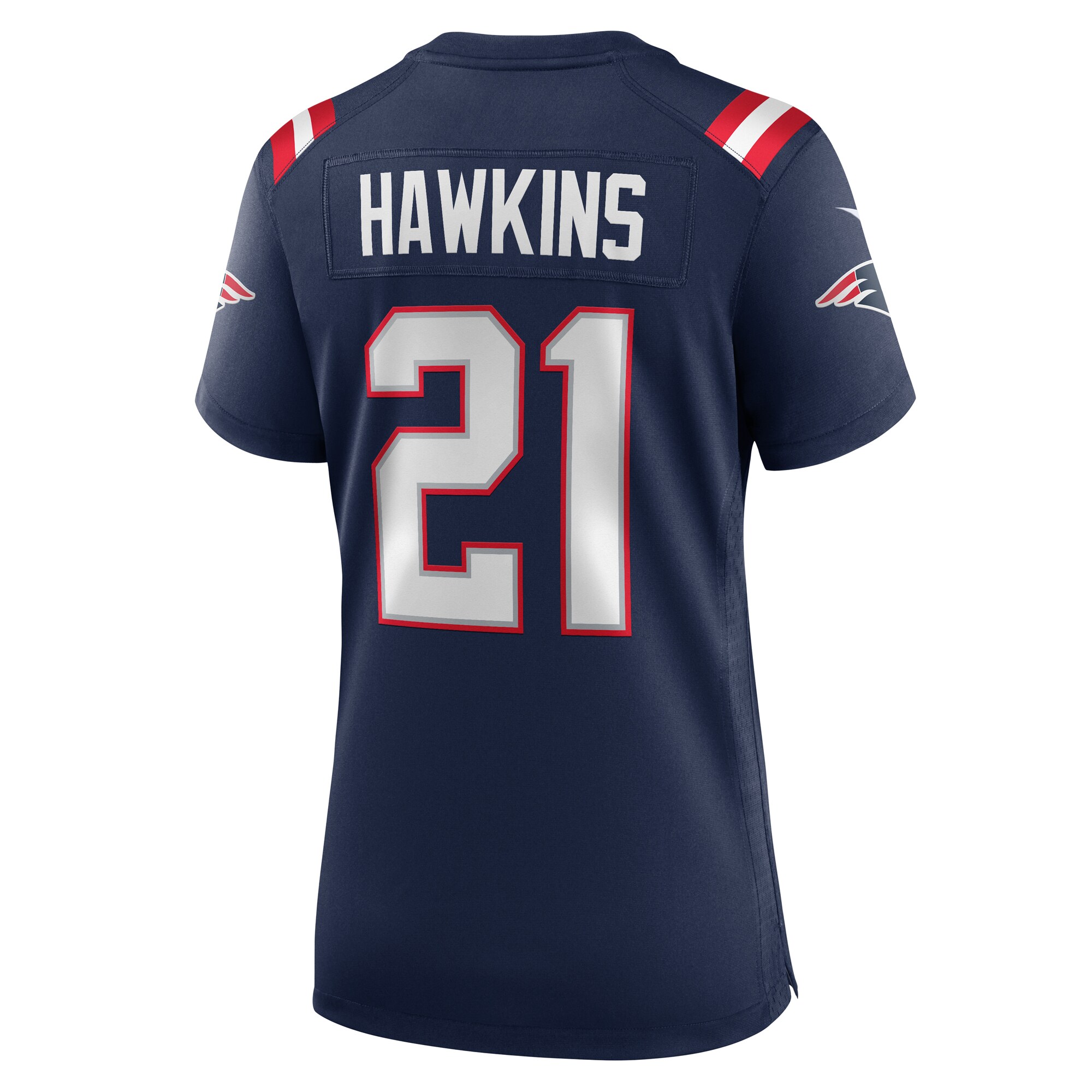 Jaylinn Hawkins New England Patriots Nike Women’s Game Jersey – Navy Clowdercats