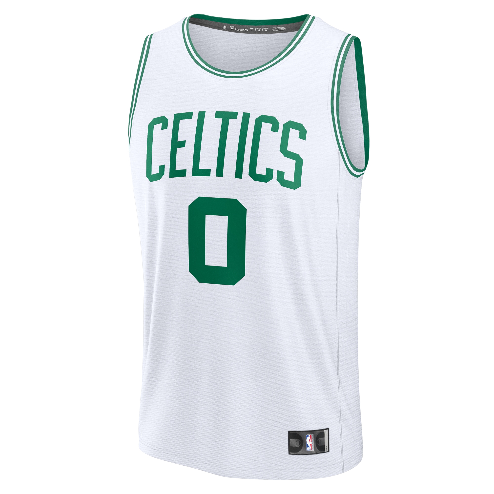 Jayson Tatum Boston Celtics Fanatics Youth Fast Break Replica Player Jersey – Association Edition – White Clowdercats
