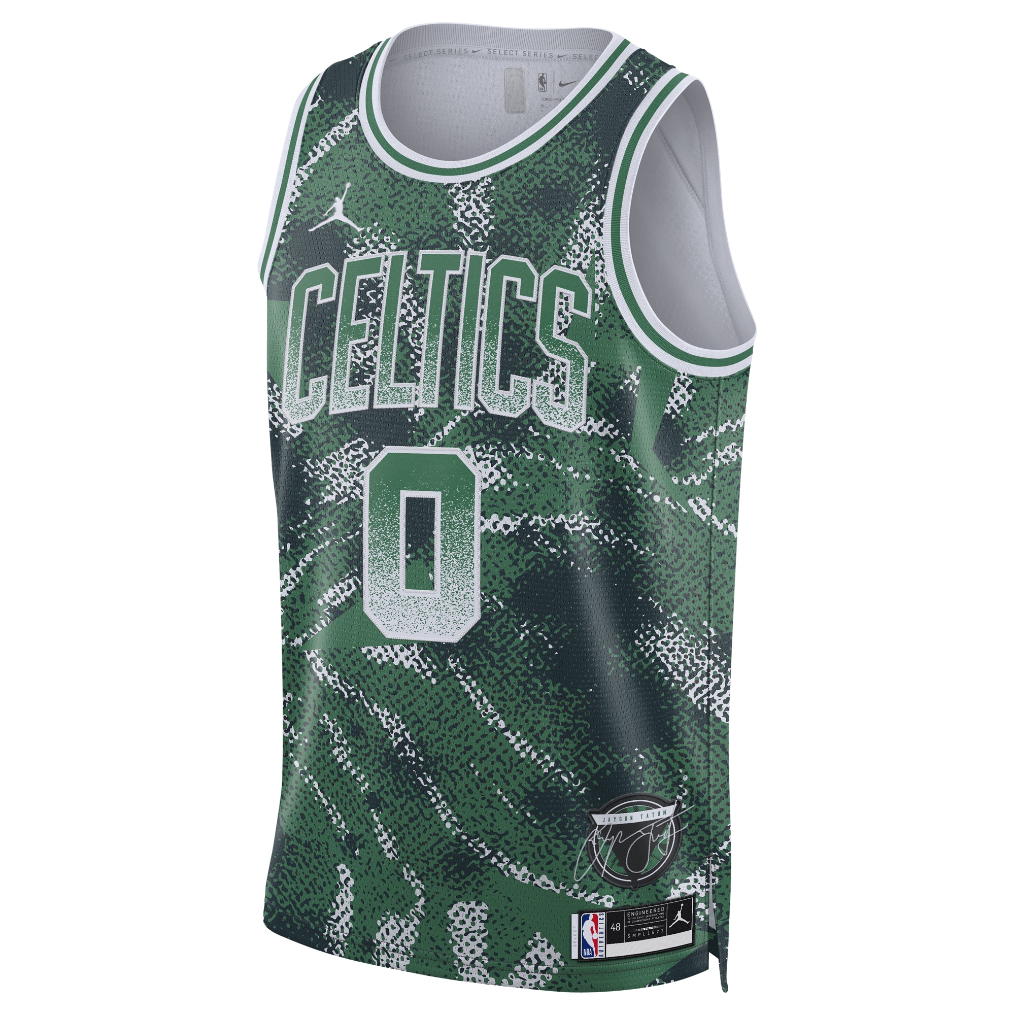 Jayson Tatum Boston Celtics Nike Unisex 2025 Select Series Swingman Player Jersey – Green Clowdercats