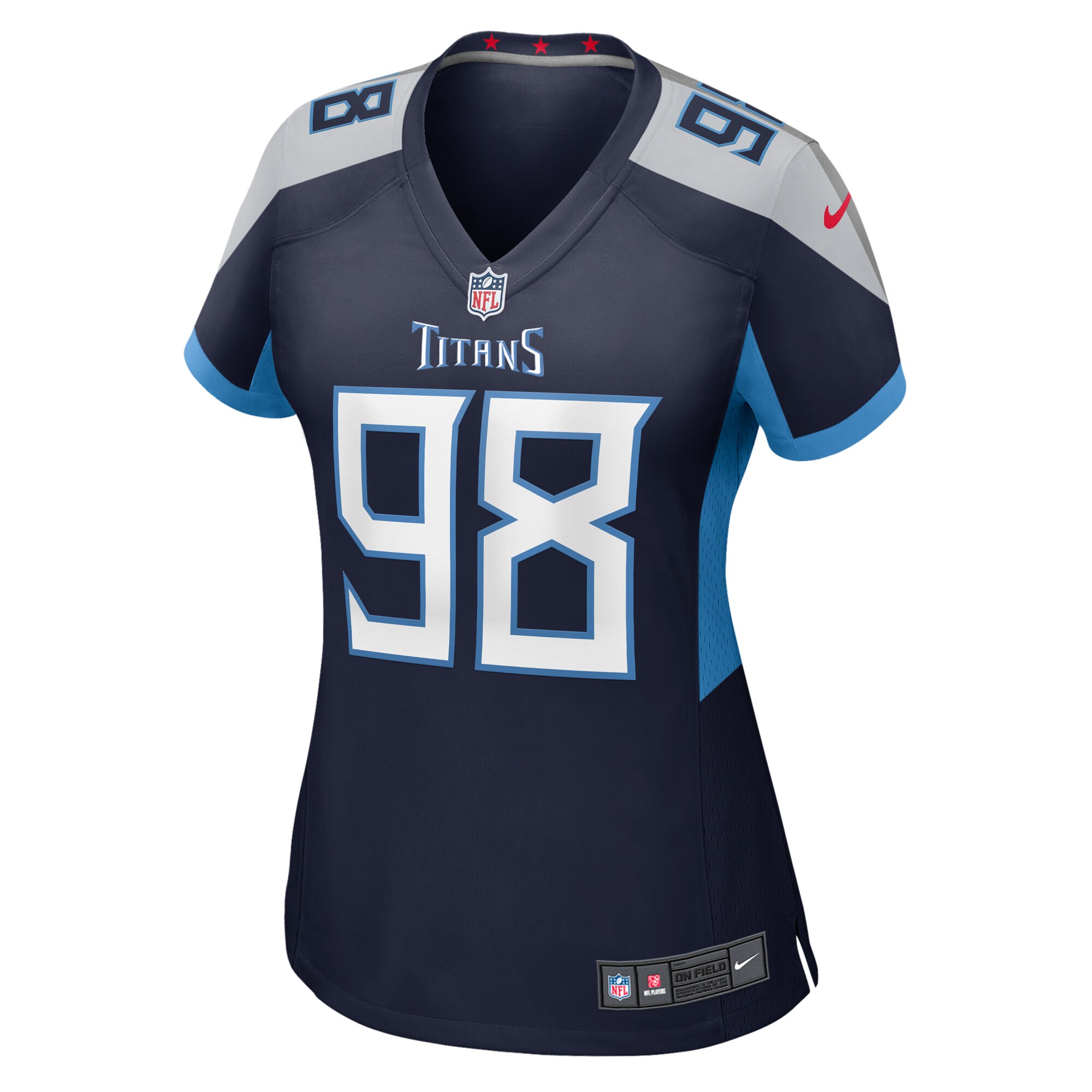 Jeffery Simmons Tennessee Titans Nike Women’s Alternate Game Jersey – Navy Clowdercats