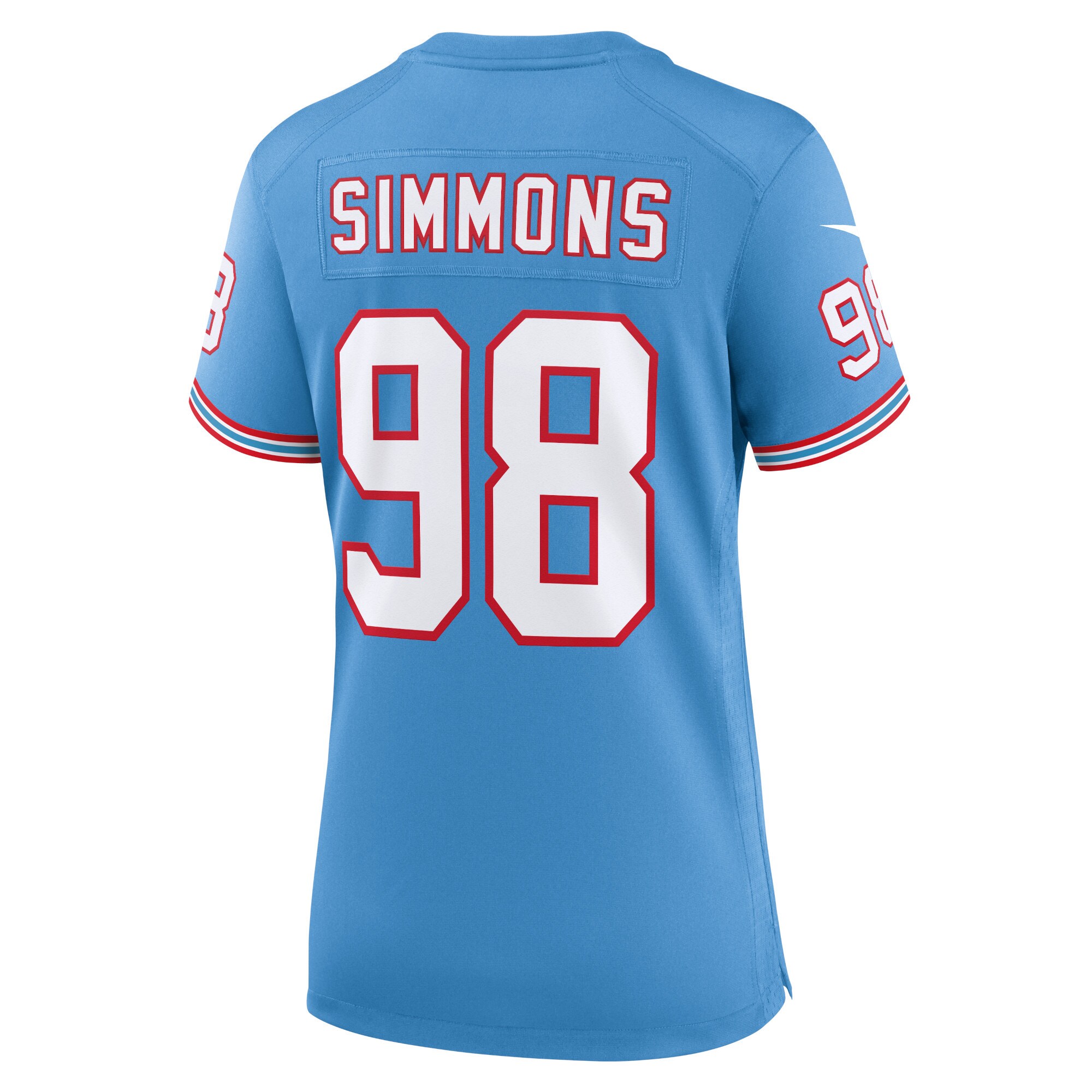 Jeffery Simmons Tennessee Titans Nike Women’s Player Jersey – Light Blue Clowdercats