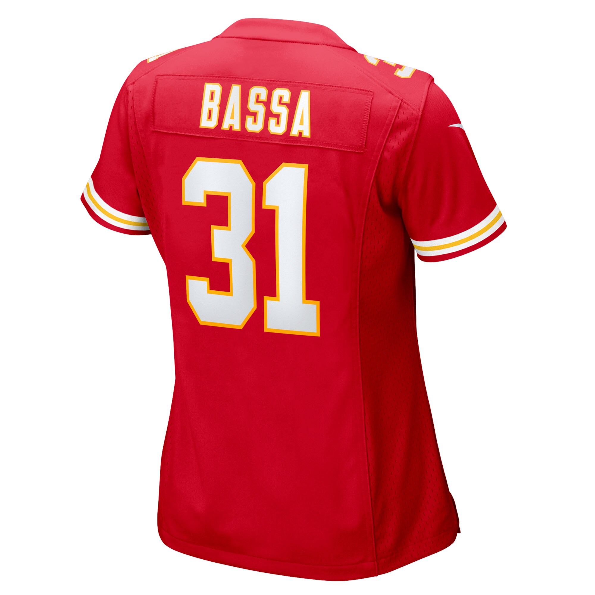 Jeffrey Bassa Kansas City Chiefs Nike Women’s Team Game Jersey – Red Clowdercats
