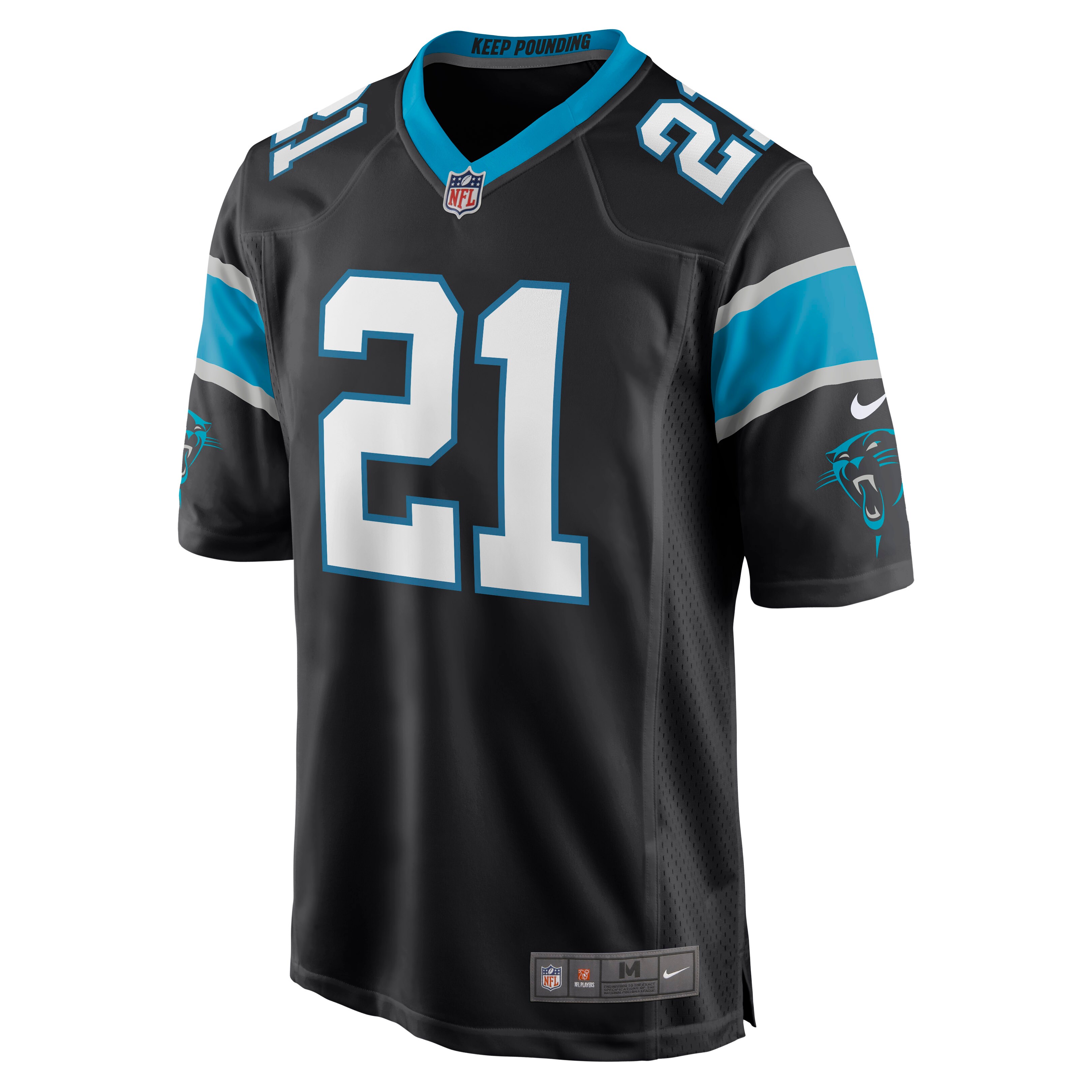 Jeremy Chinn Carolina Panthers Nike Game Jersey – Black Clowdercats