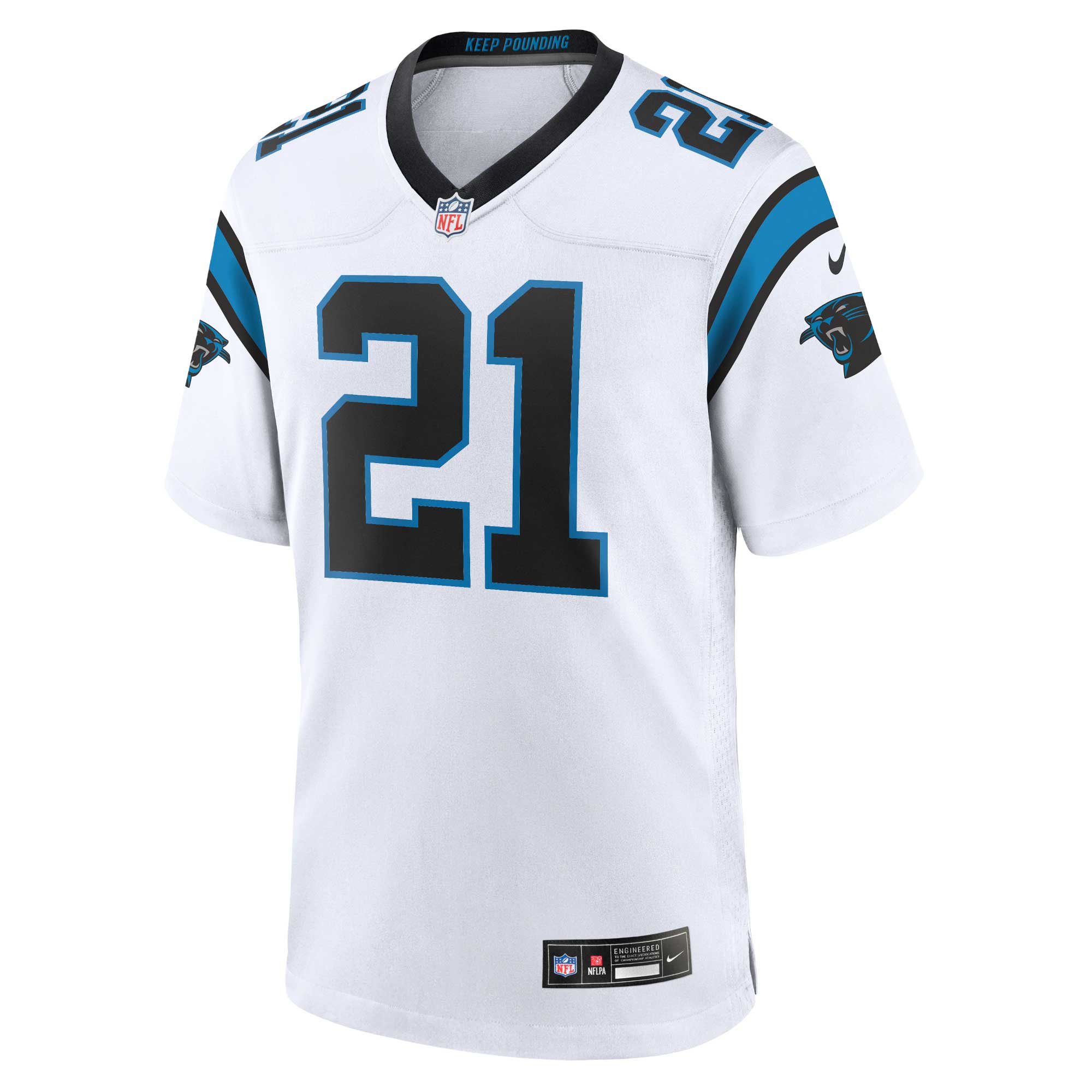 Jeremy Chinn Carolina Panthers Nike Game Jersey – White Clowdercats