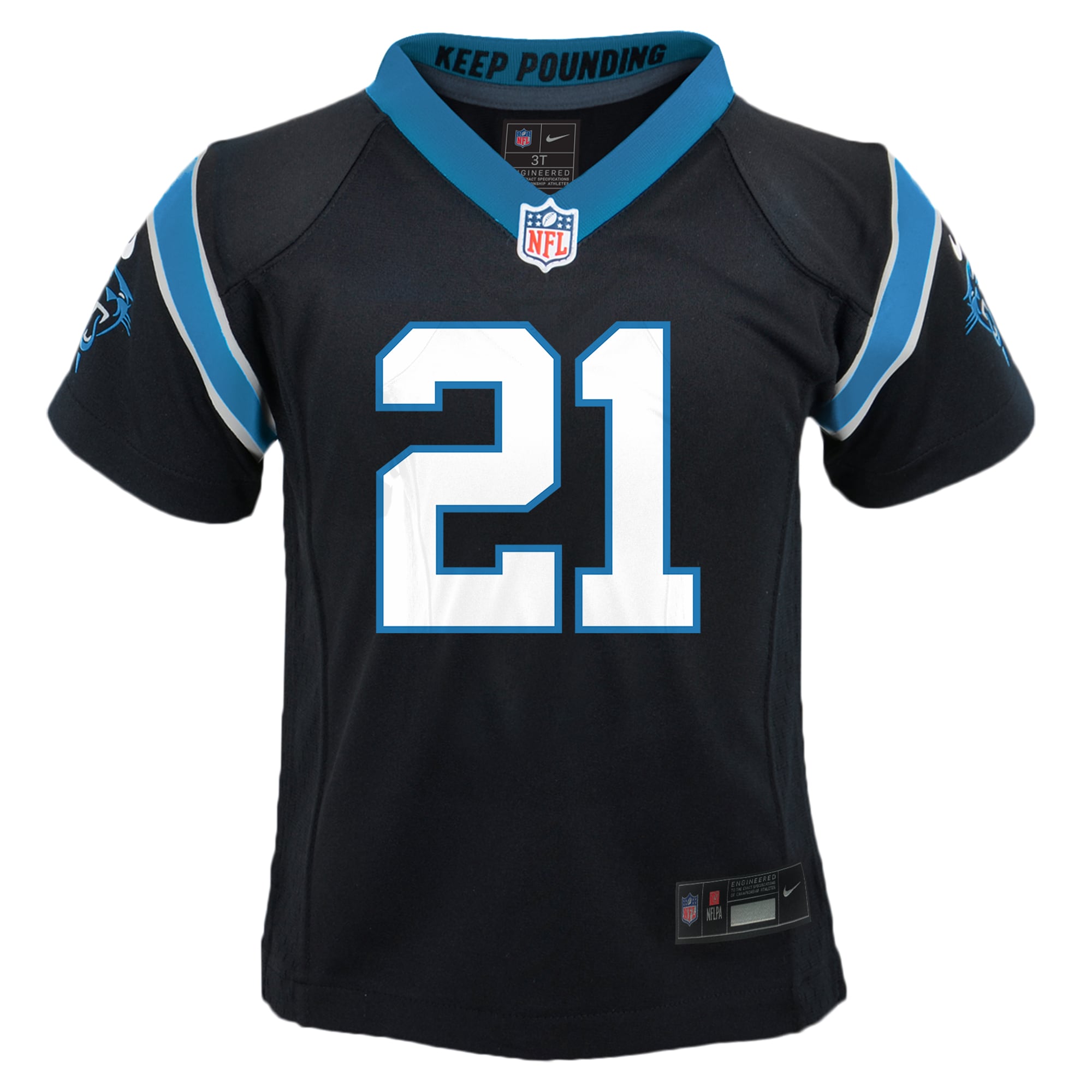 Jeremy Chinn Carolina Panthers Nike Infant Game Jersey – Black Clowdercats