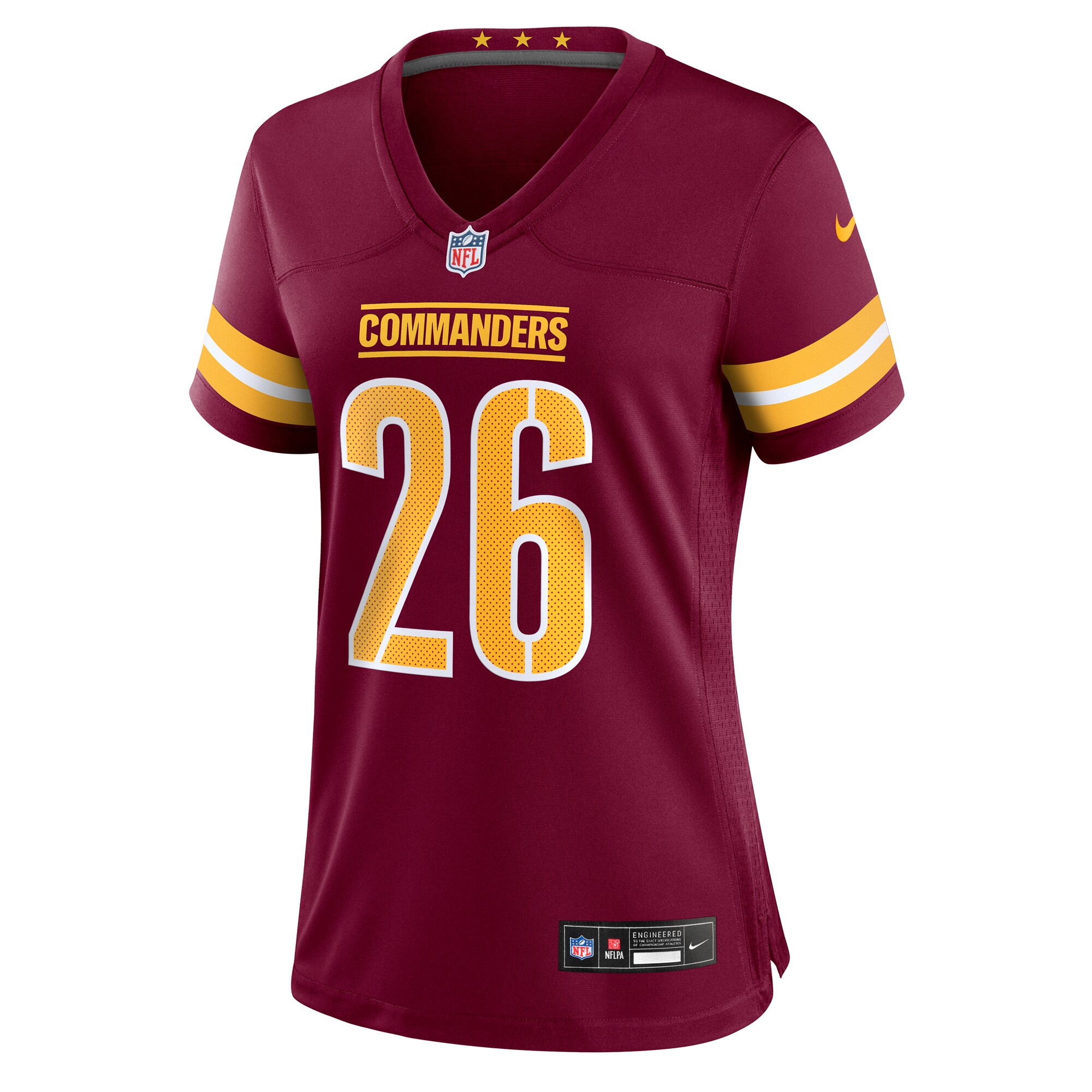 Jeremy McNichols Washington Commanders Nike Women’s Team Game Jersey – Burgundy Clowdercats