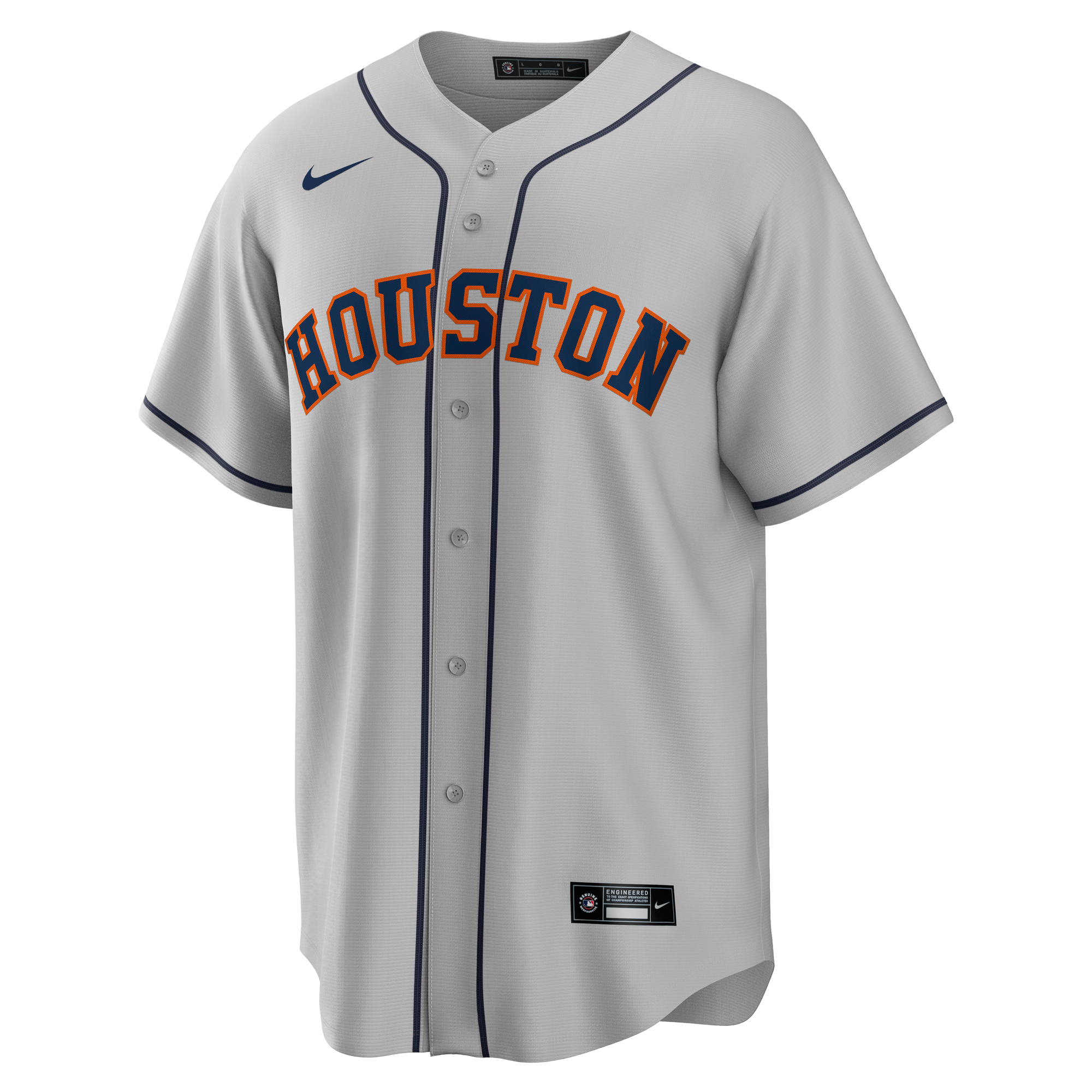Jeremy Peña Houston Astros Nike Replica Player Jersey – Gray