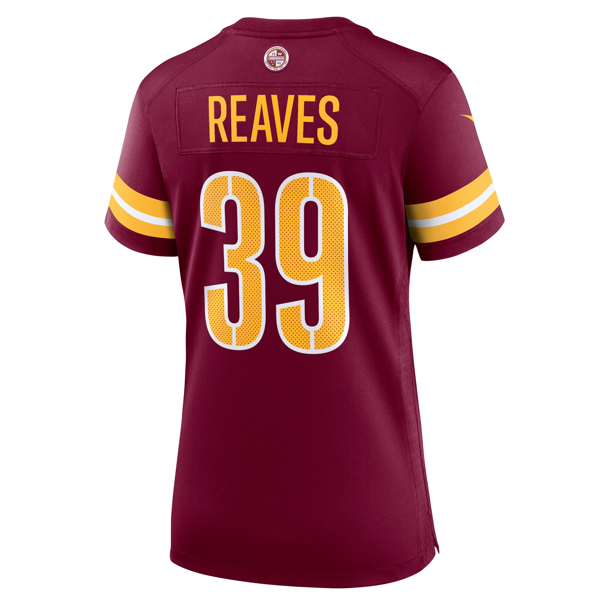Jeremy Reaves Washington Commanders Nike Women’s Game Jersey – Burgundy Clowdercats