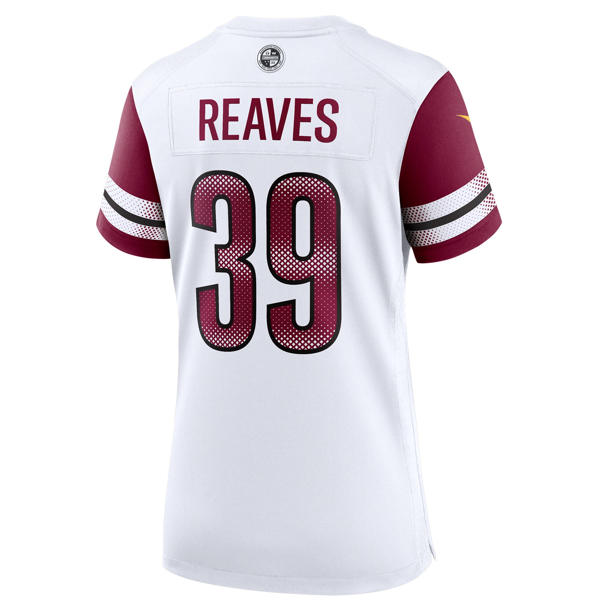 Jeremy Reaves Washington Commanders Nike Women’s Game Jersey – White Clowdercats