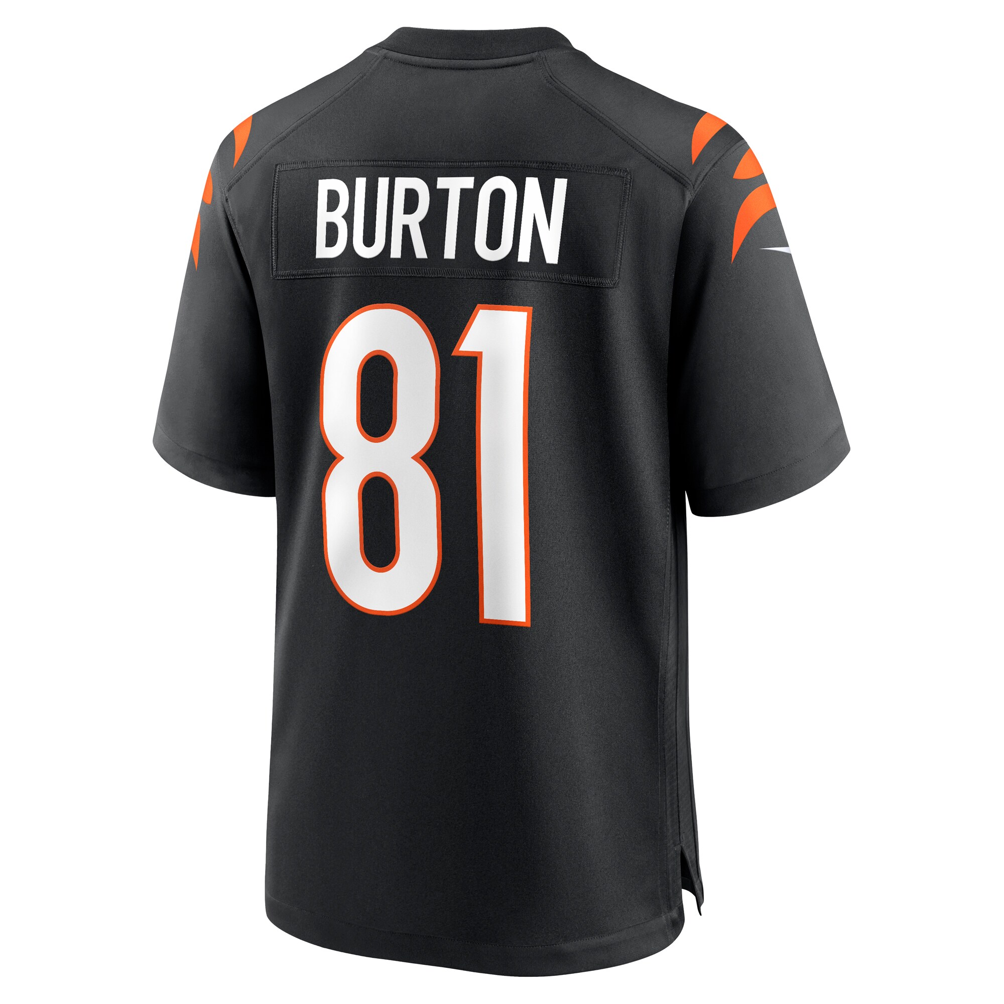 Jermaine Burton Cincinnati Bengals Nike Game Jersey – Black Clowdercats
