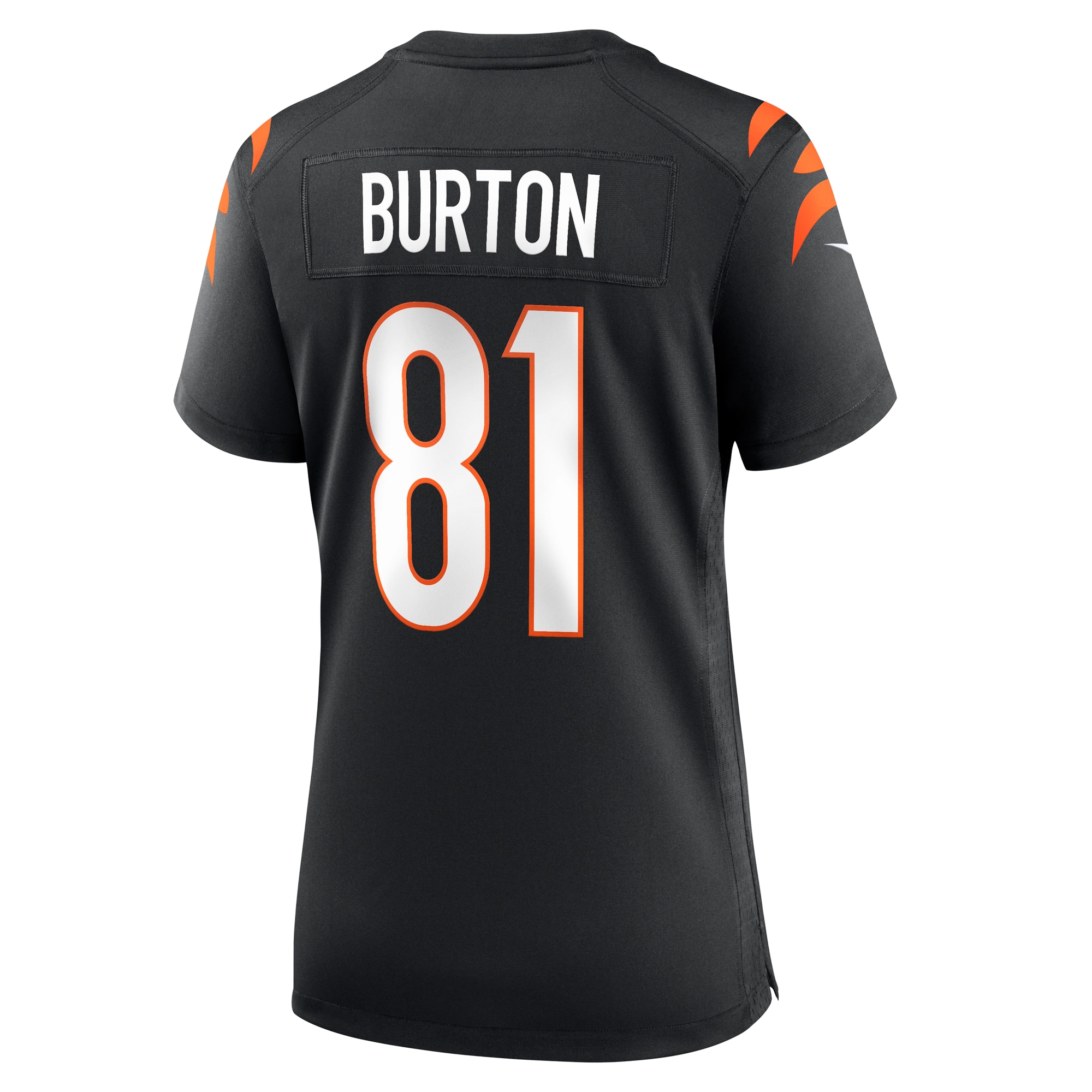Jermaine Burton Cincinnati Bengals Nike Women’s Game Jersey – Black Clowdercats