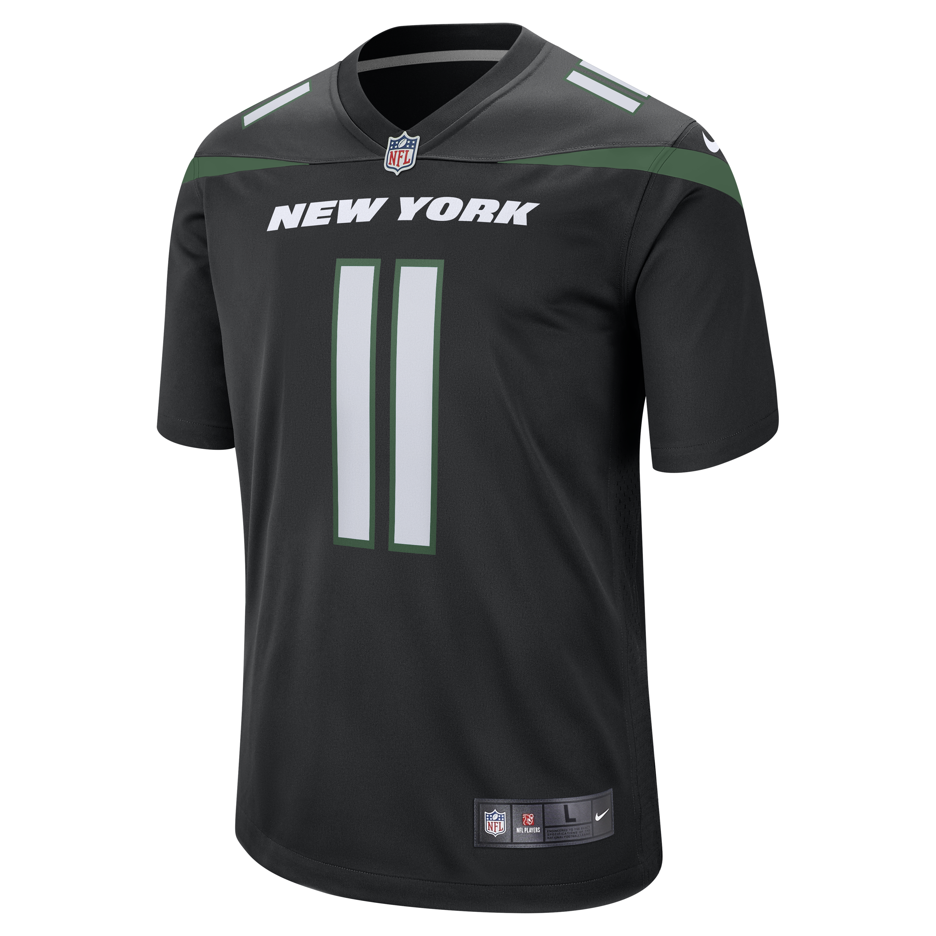 Jermaine Johnson II New York Jets Nike Alternate Game Jersey – Black Clowdercats