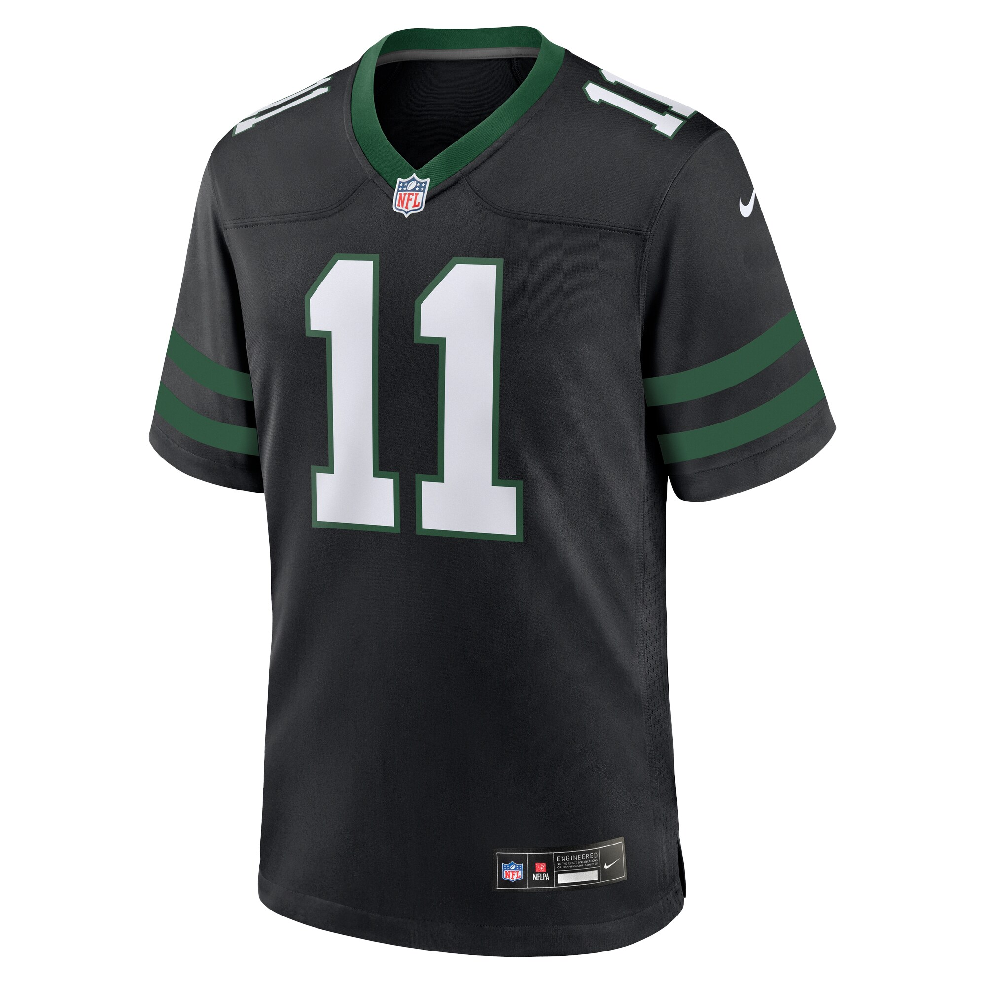 Jermaine Johnson II New York Jets Nike Alternate Game Jersey – Legacy Black Clowdercats