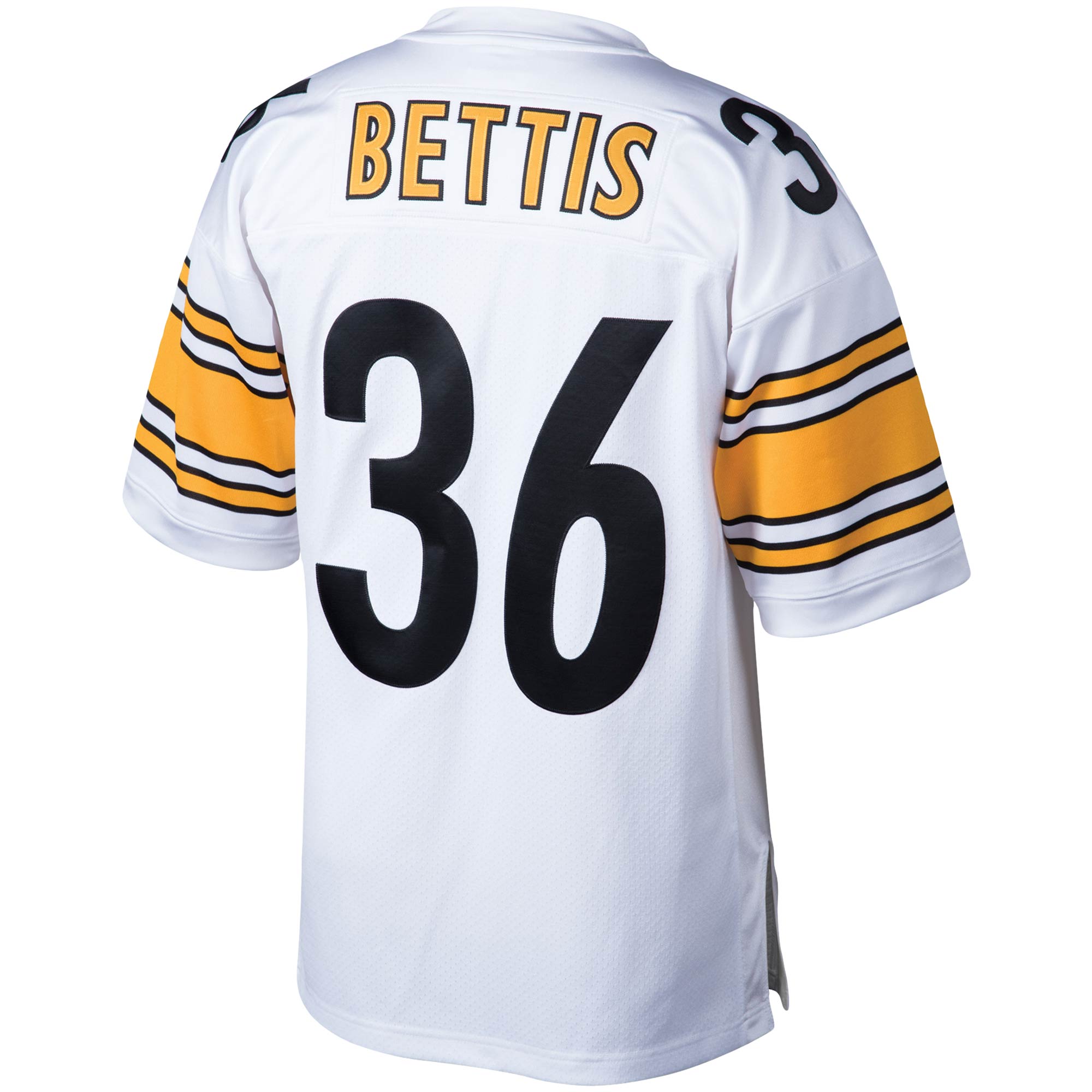 Jerome Bettis Pittsburgh Steelers 2005 Mitchell & Ness Authentic Throwback Retired Player Jersey – White Clowdercats