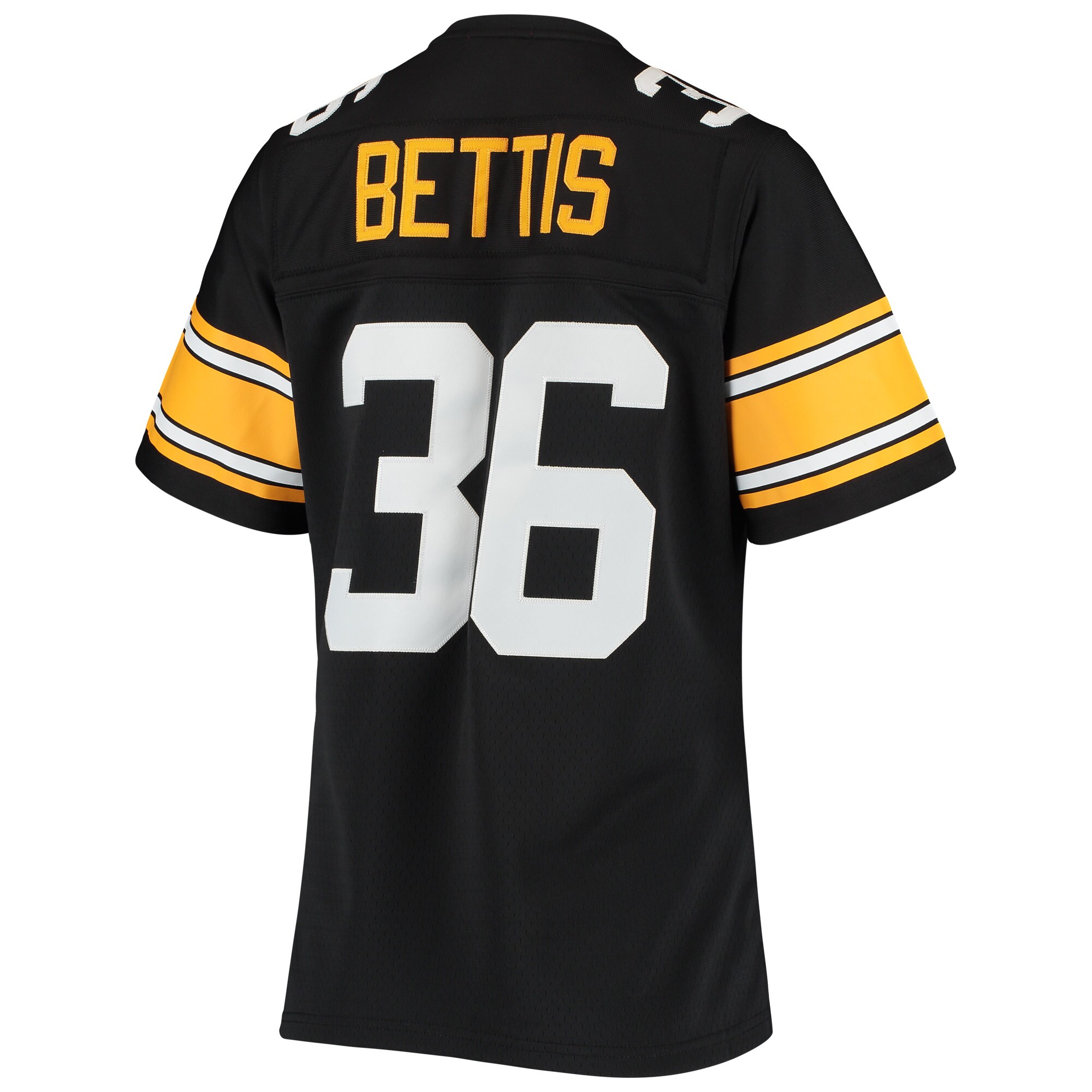 Jerome Bettis Pittsburgh Steelers Mitchell & Ness Women’s 1996 Legacy Replica Jersey – Black Clowdercats