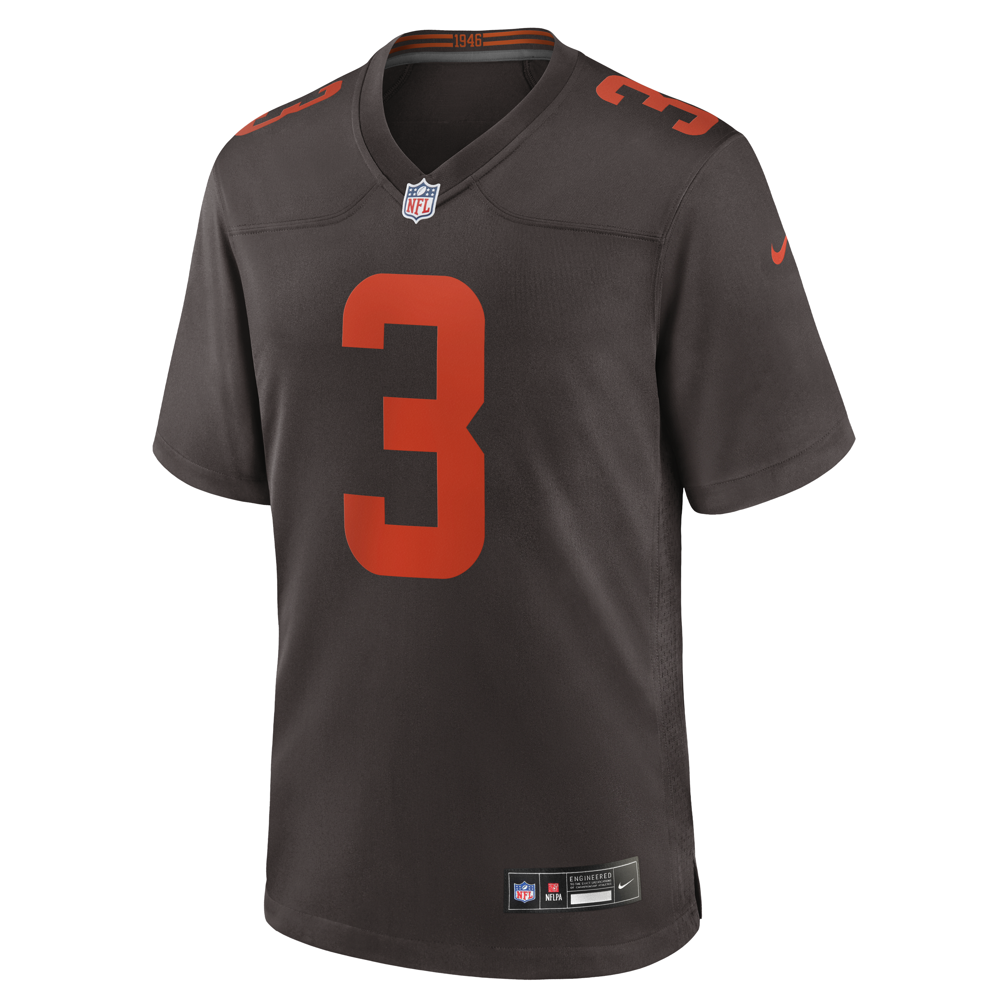 Jerry Jeudy Cleveland Browns Nike Alpha Dawg Game Jersey – Brown Clowdercats