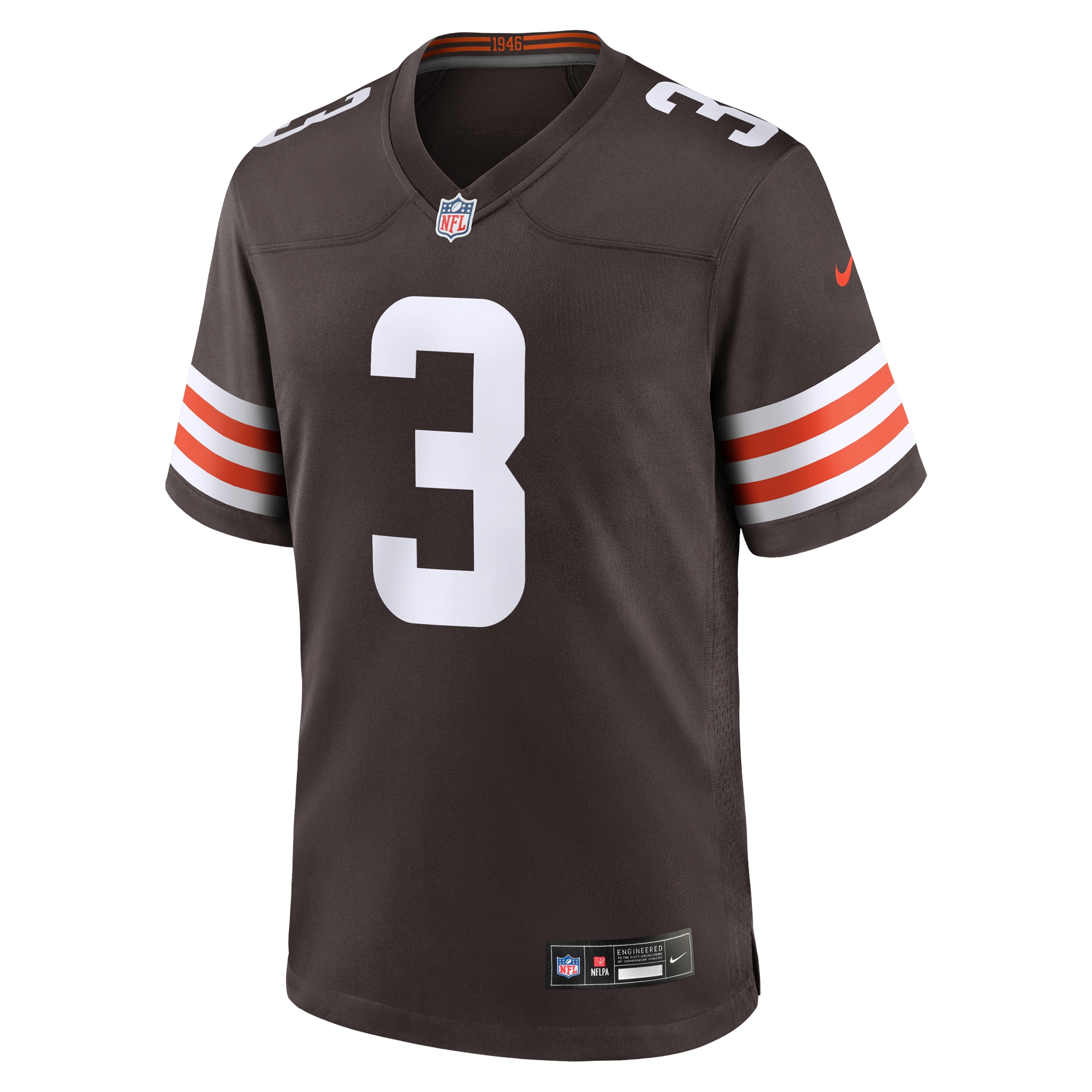 Jerry Jeudy Cleveland Browns Nike Game Jersey – Brown Clowdercats