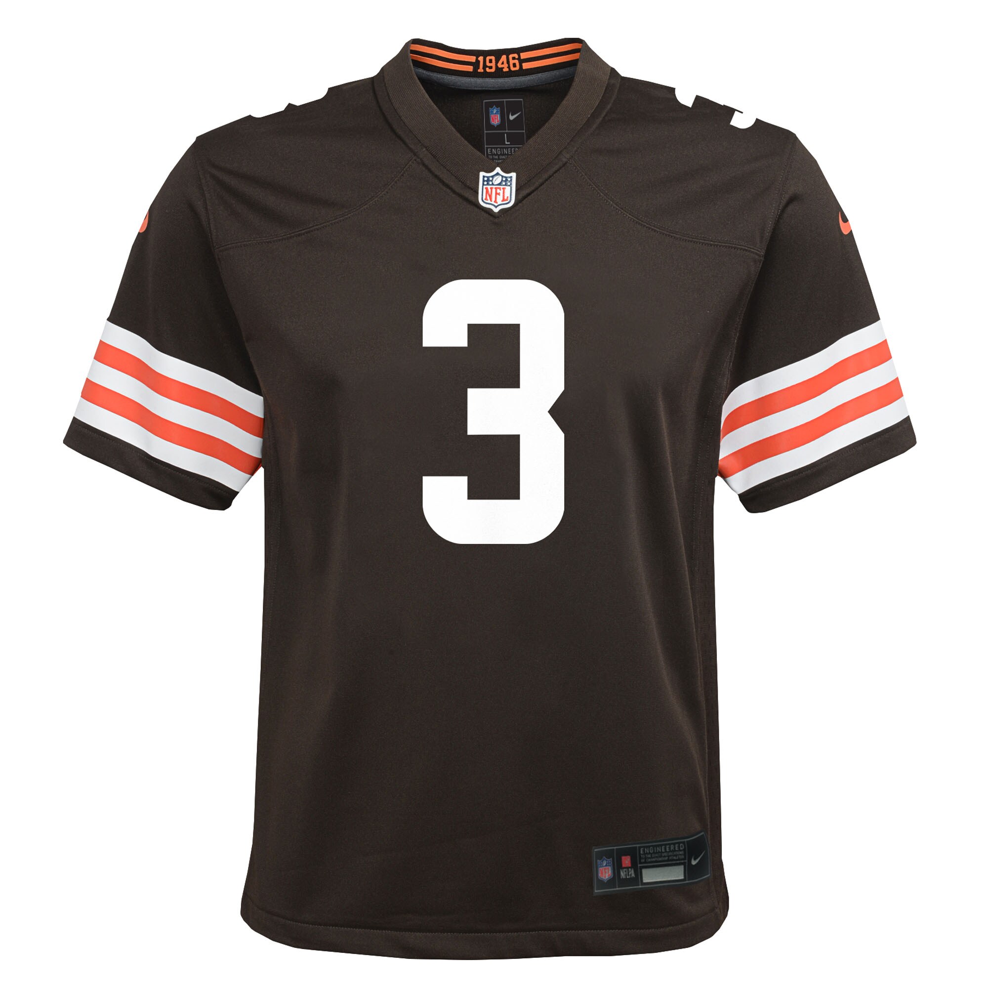 Jerry Jeudy Cleveland Browns Nike Youth Team Game Jersey – Brown Clowdercats