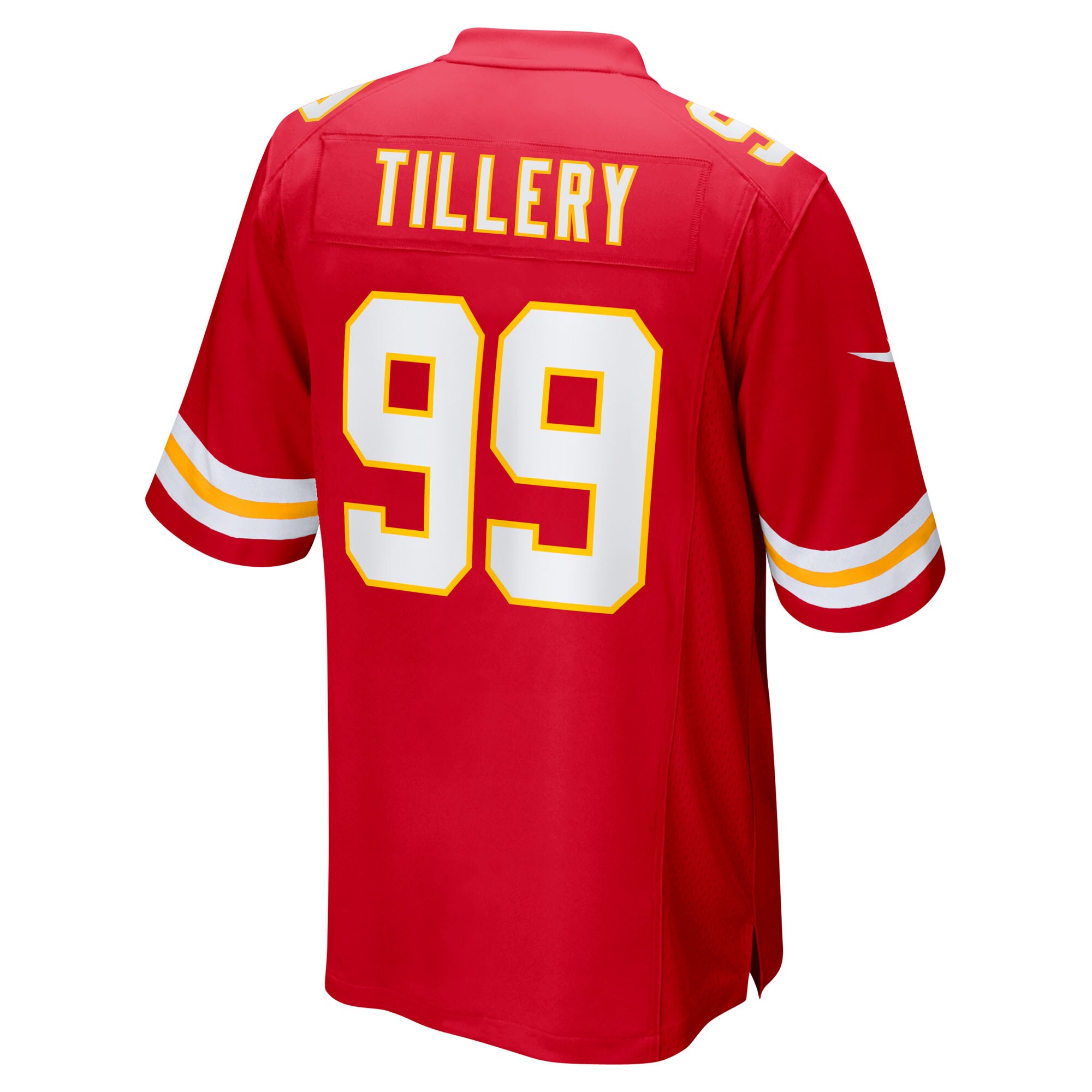 Jerry Tillery Kansas City Chiefs Nike Team Game Jersey – Red Clowdercats