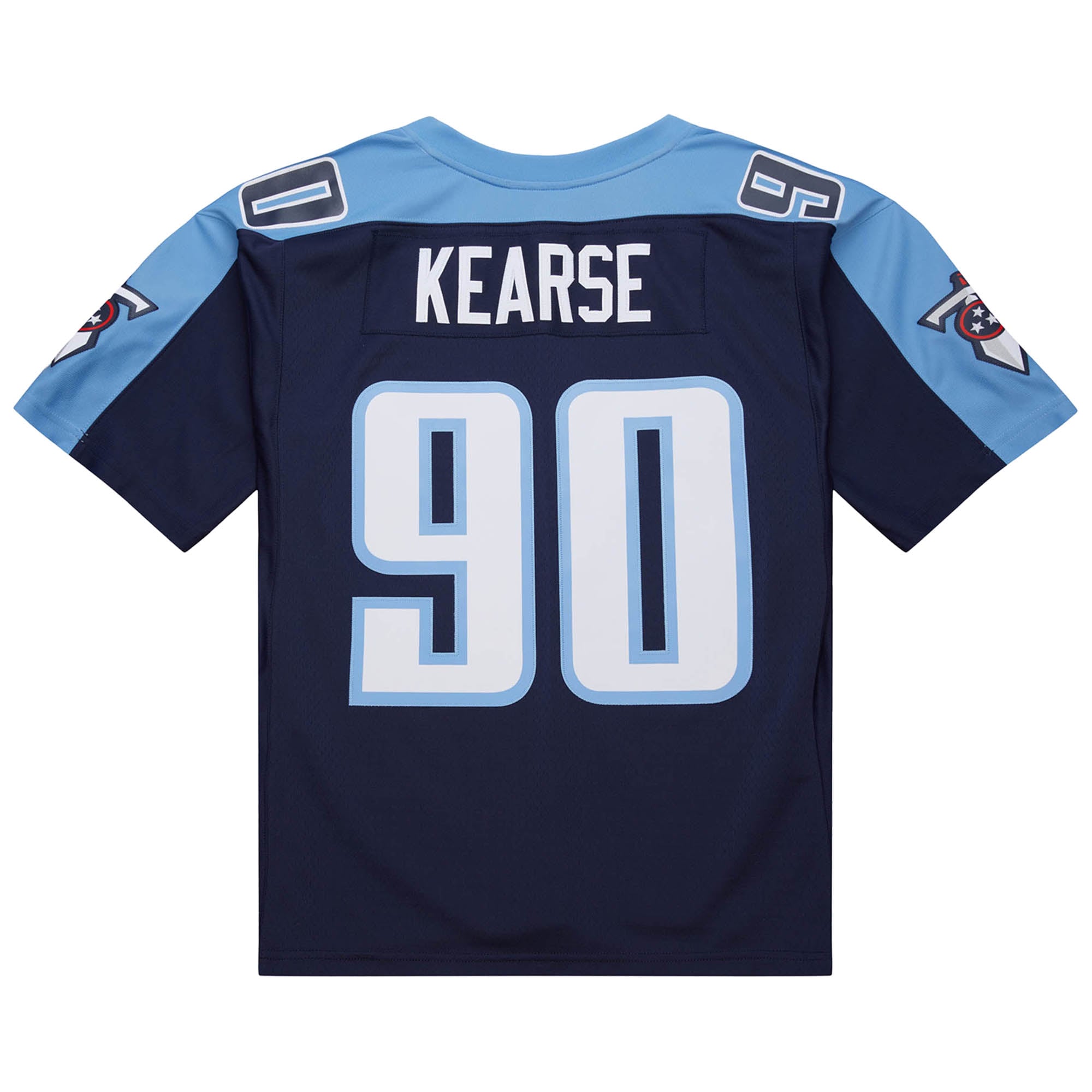 Jevon Kearse Tennessee Titans Mitchell & Ness 1999 Legacy Replica Jersey – Navy Clowdercats