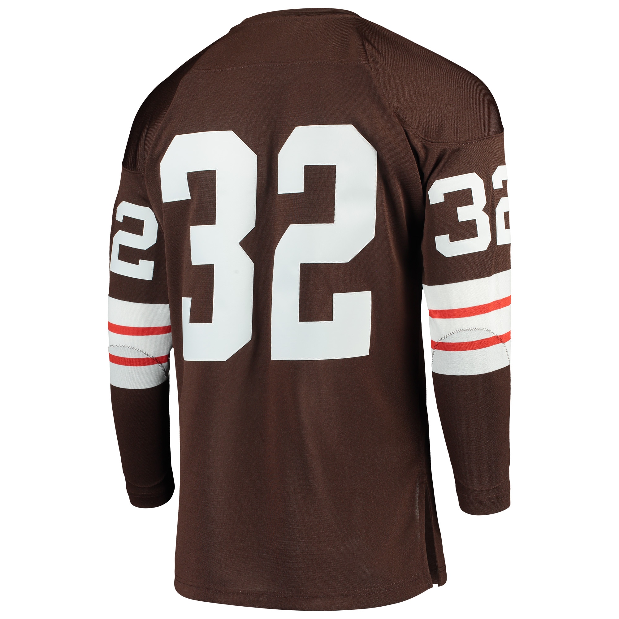 Jim Brown Cleveland Browns 1964 Mitchell & Ness Authentic Throwback Retired Player Jersey – Brown Clowdercats