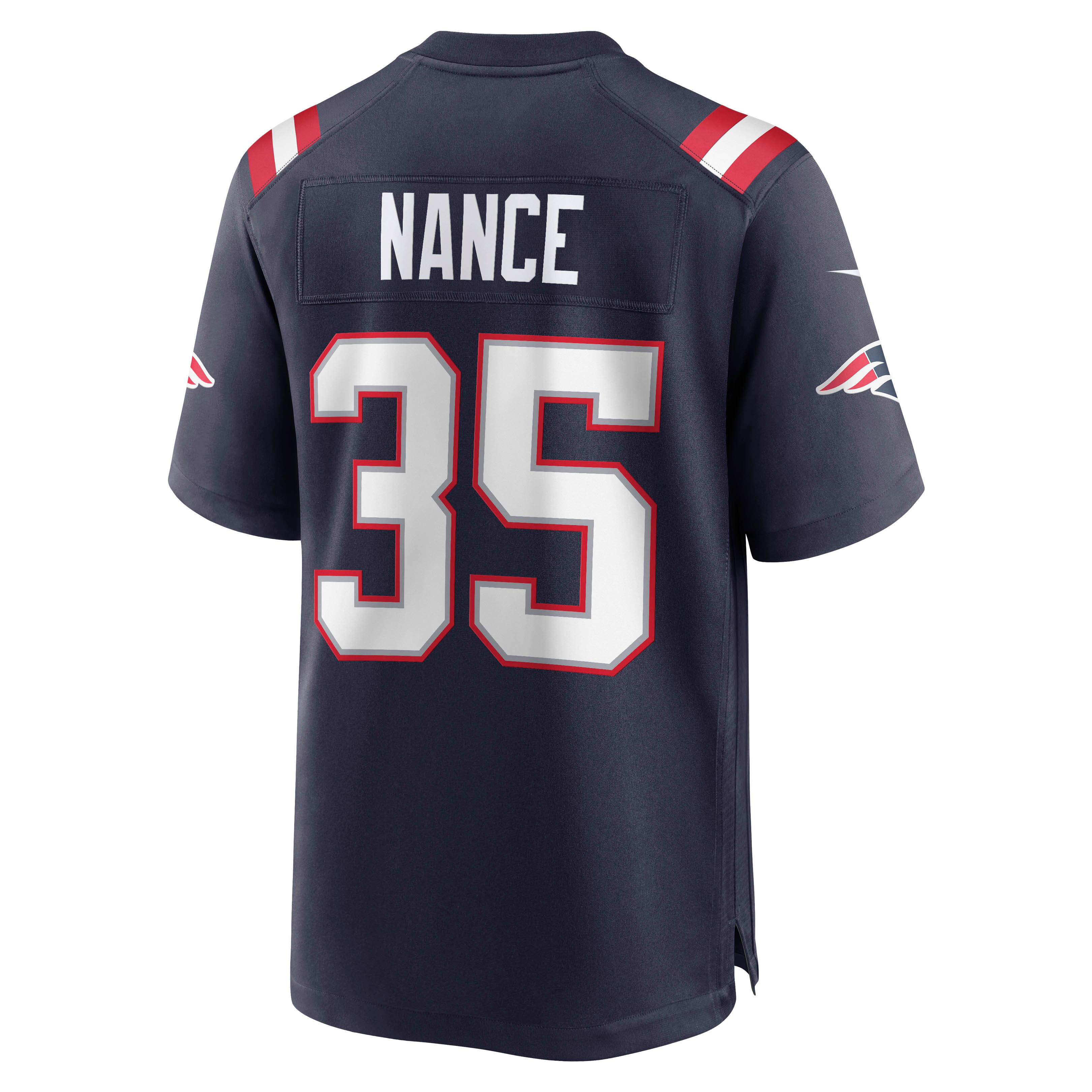 Jim Nance New England Patriots Nike Retired Player Jersey – Navy Clowdercats