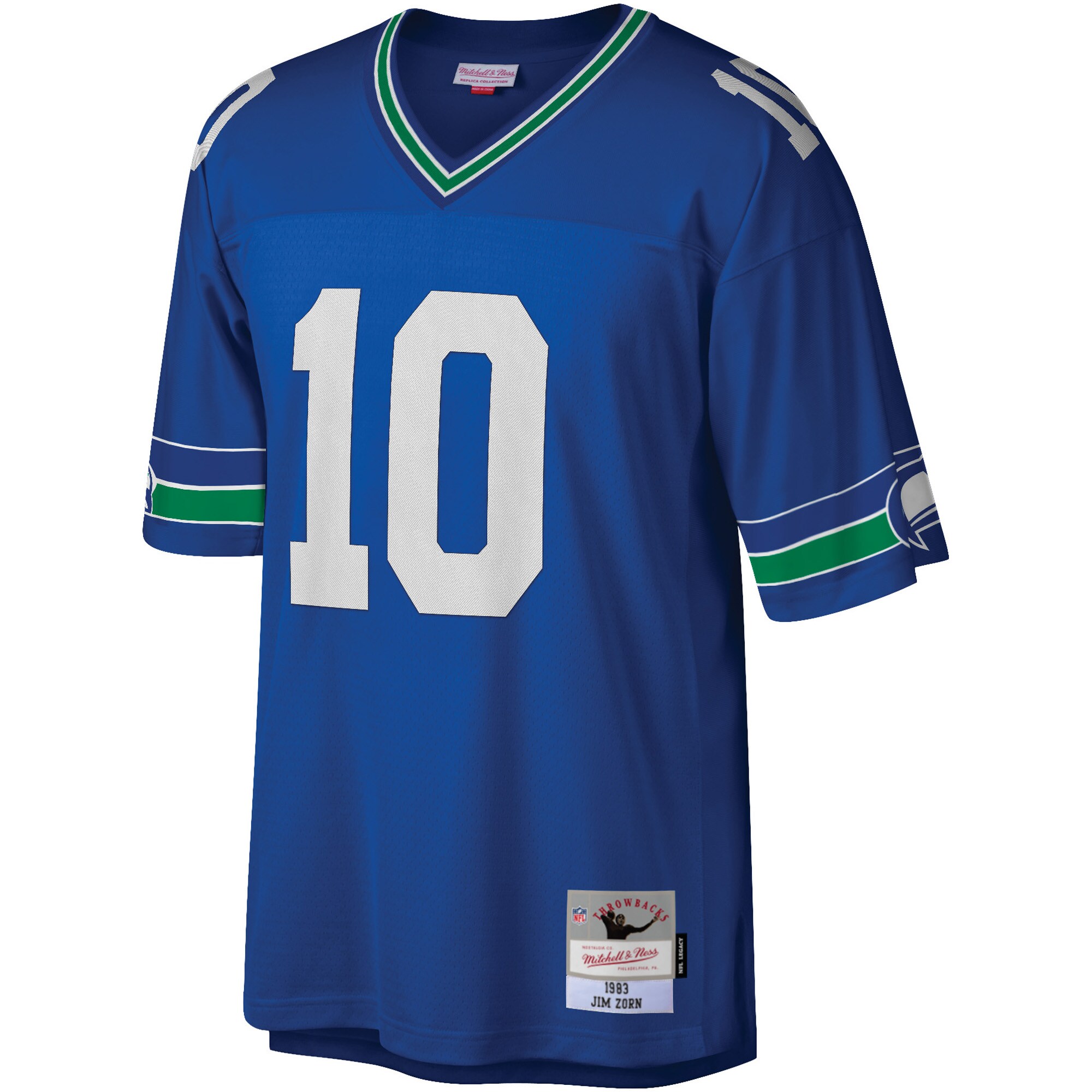 Jim Zorn Seattle Seahawks Mitchell & Ness Legacy Replica Jersey – Royal Clowdercats