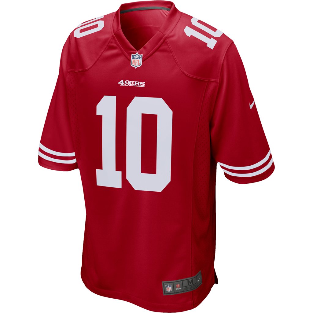 Jimmy Garoppolo San Francisco 49ers Nike Youth Game Jersey – Scarlet Clowdercats