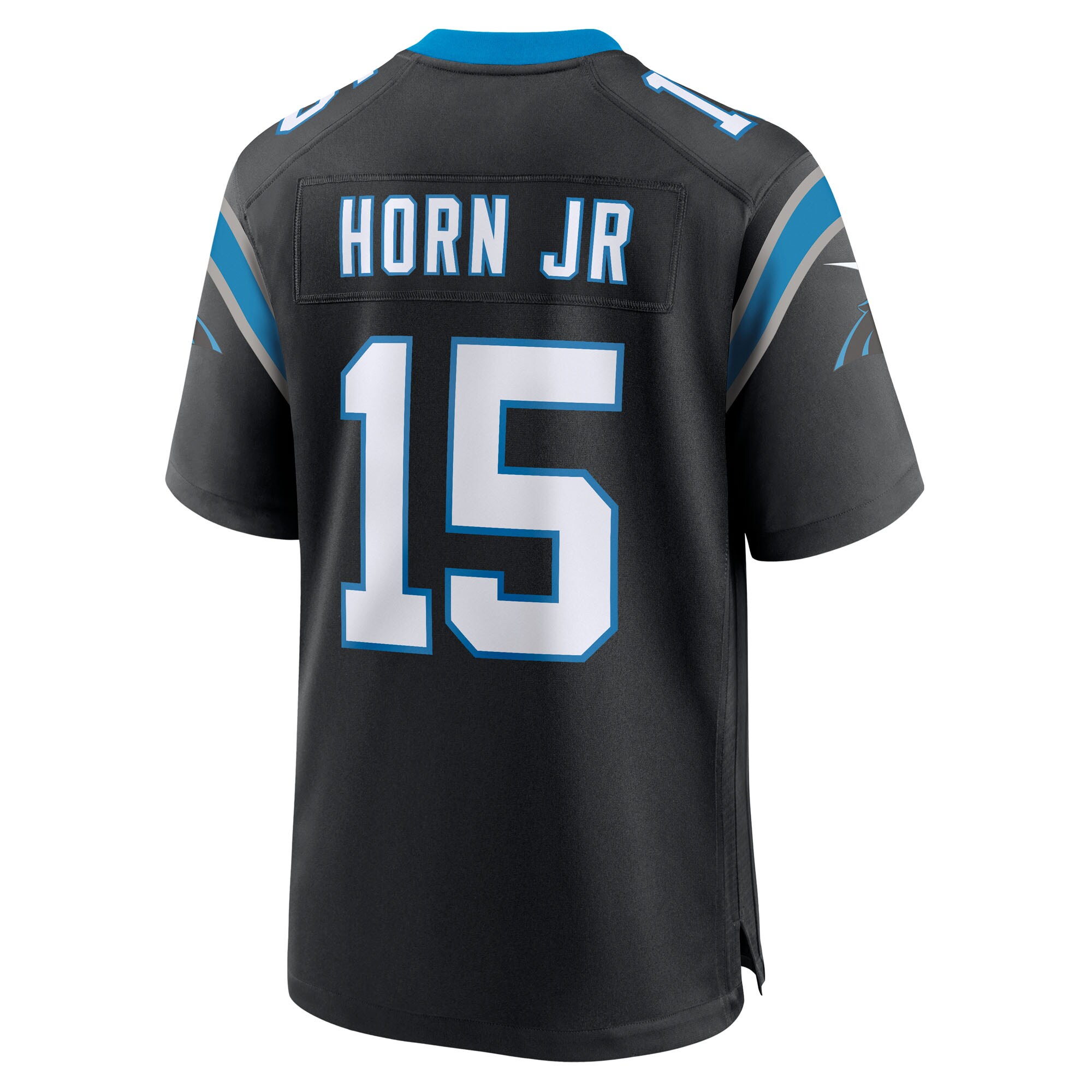 Jimmy Horn Jr Carolina Panthers Nike Team Game Jersey – Black Clowdercats