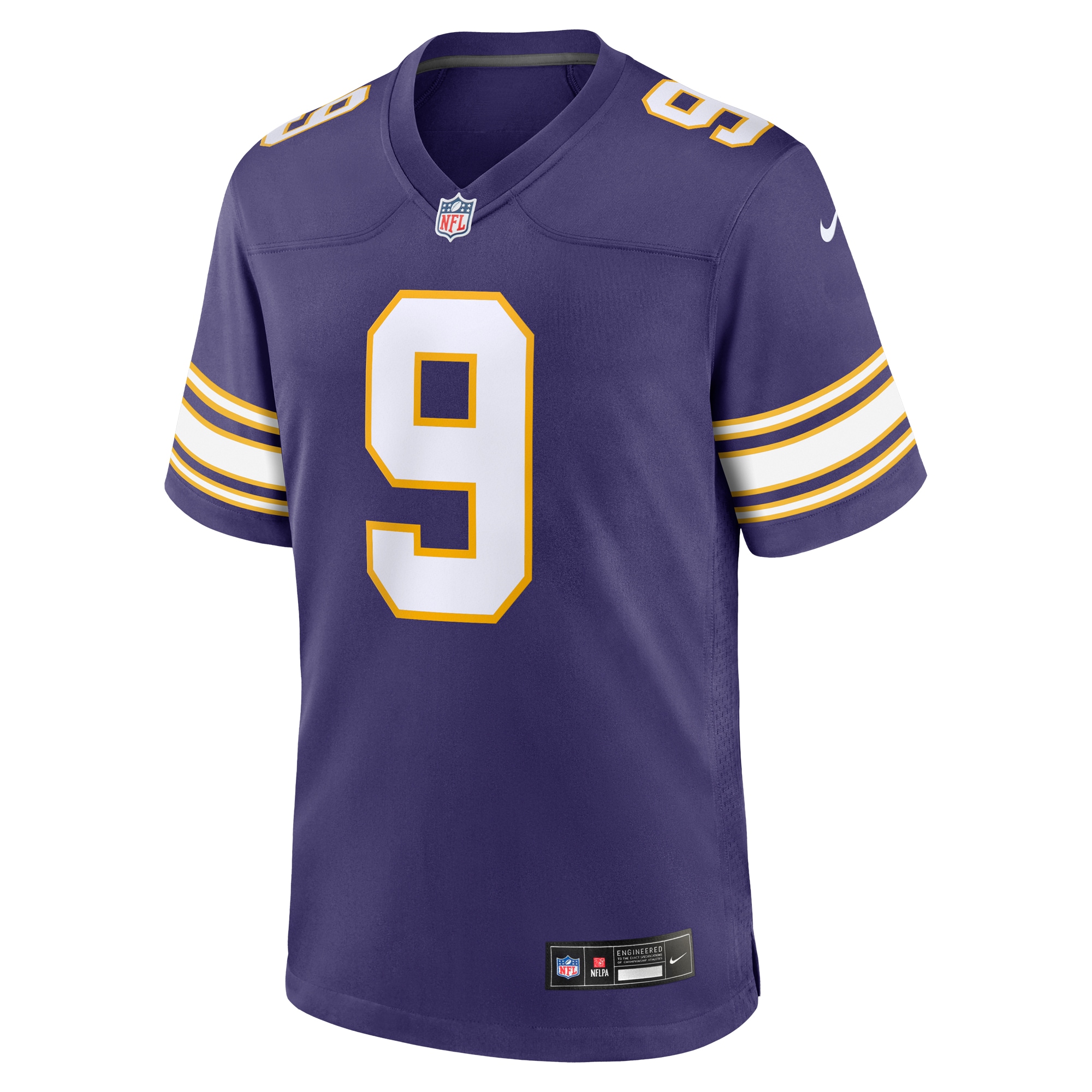 J.J. McCarthy Minnesota Vikings Nike 2nd Alternate Player Game Jersey – Purple Clowdercats
