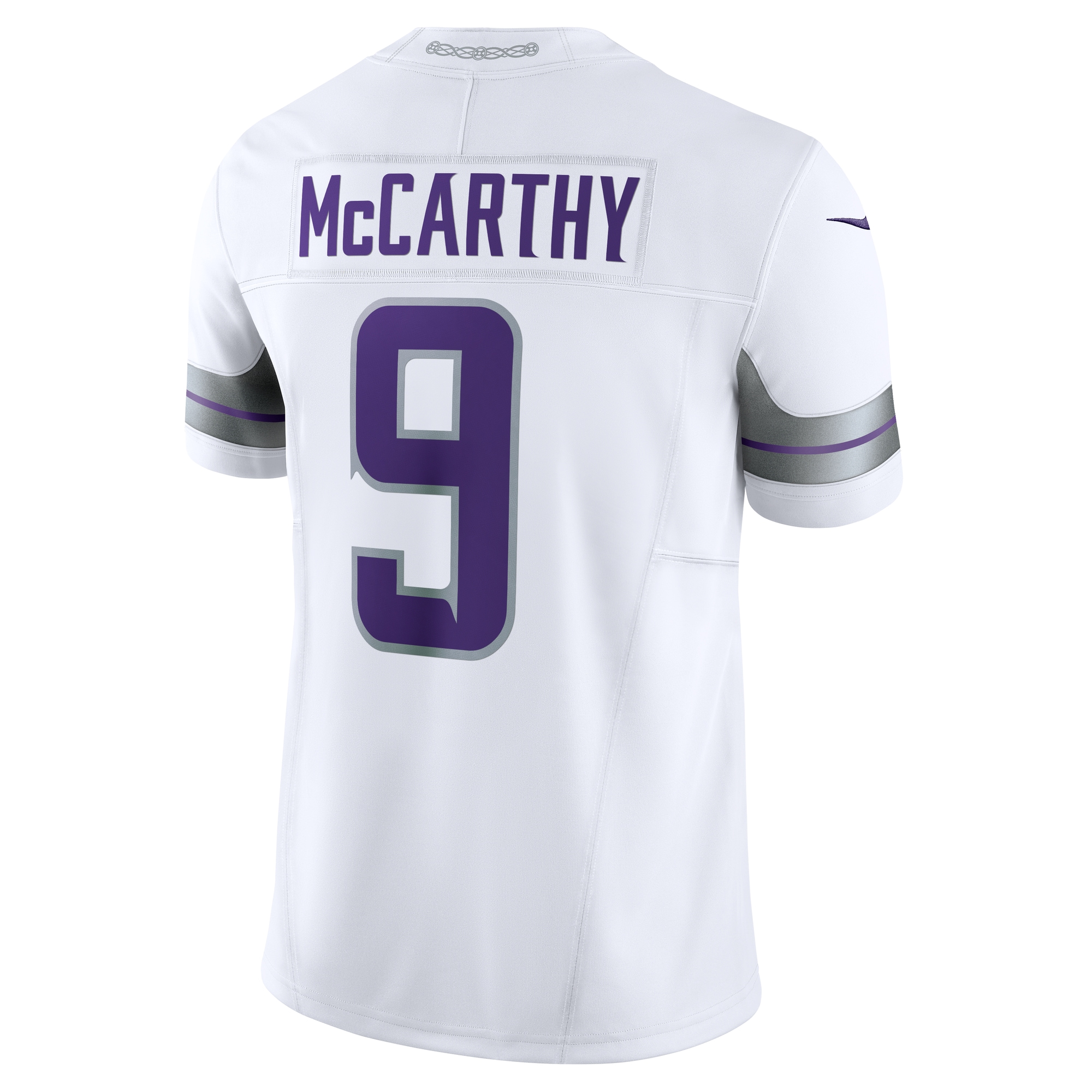 J.J. McCarthy Minnesota Vikings Nike Vapor F.U.S.E. Limited Jersey – White Clowdercats