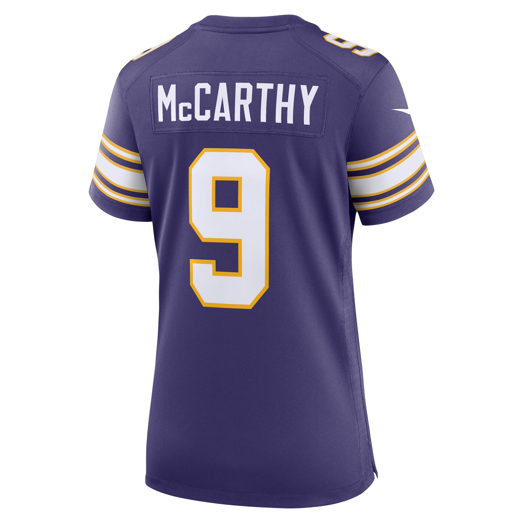 J.J. McCarthy Minnesota Vikings Nike Women’s 2nd Alternate Player Game Jersey – Purple Clowdercats