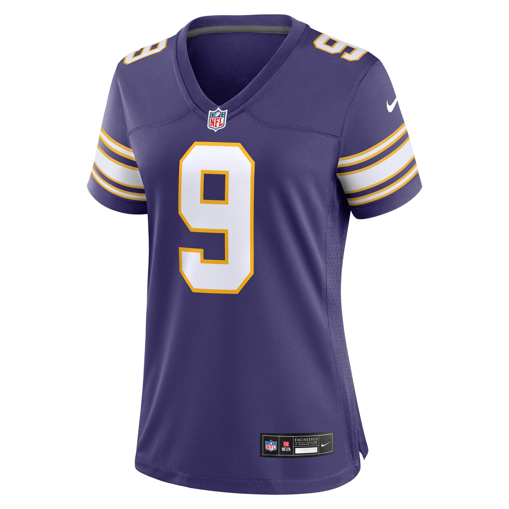 J.J. McCarthy Minnesota Vikings Nike Women’s 2nd Alternate Player Game Jersey – Purple Clowdercats