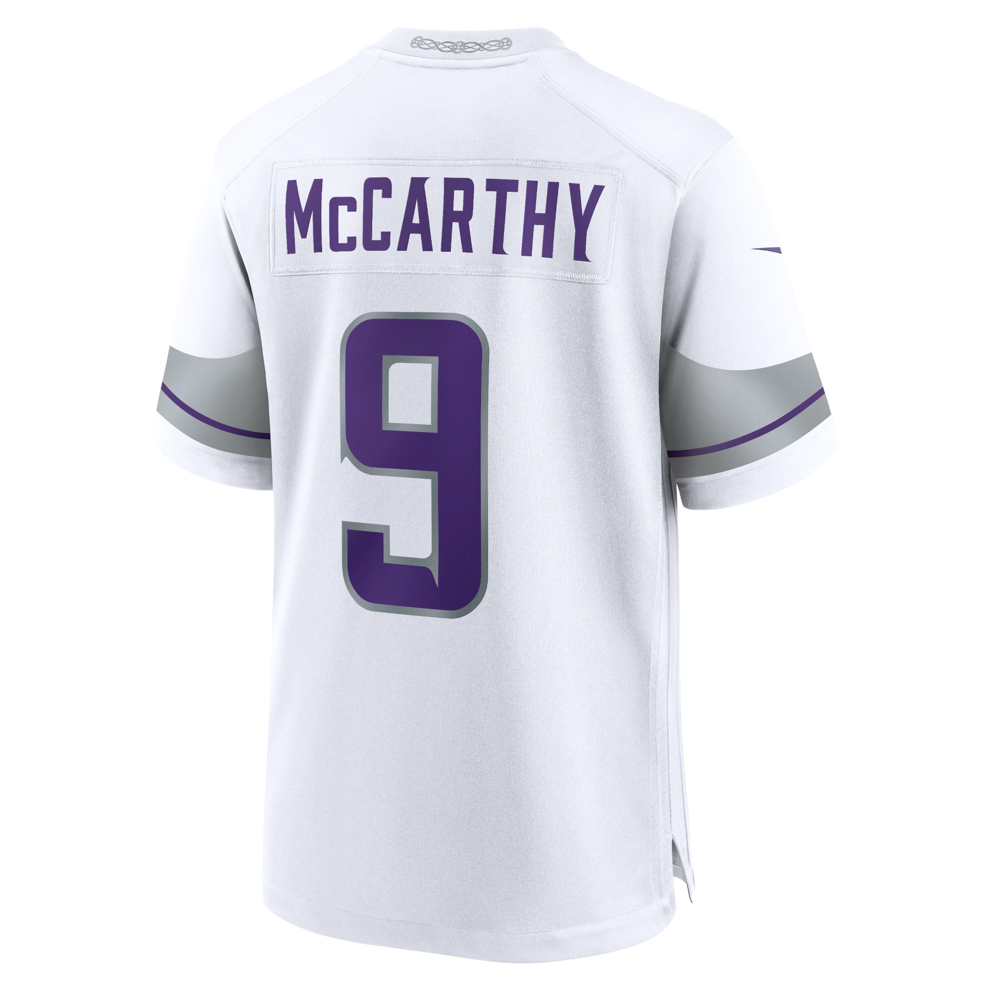 J.J. McCarthy Minnesota Vikings Nike Youth Game Jersey – White Clowdercats