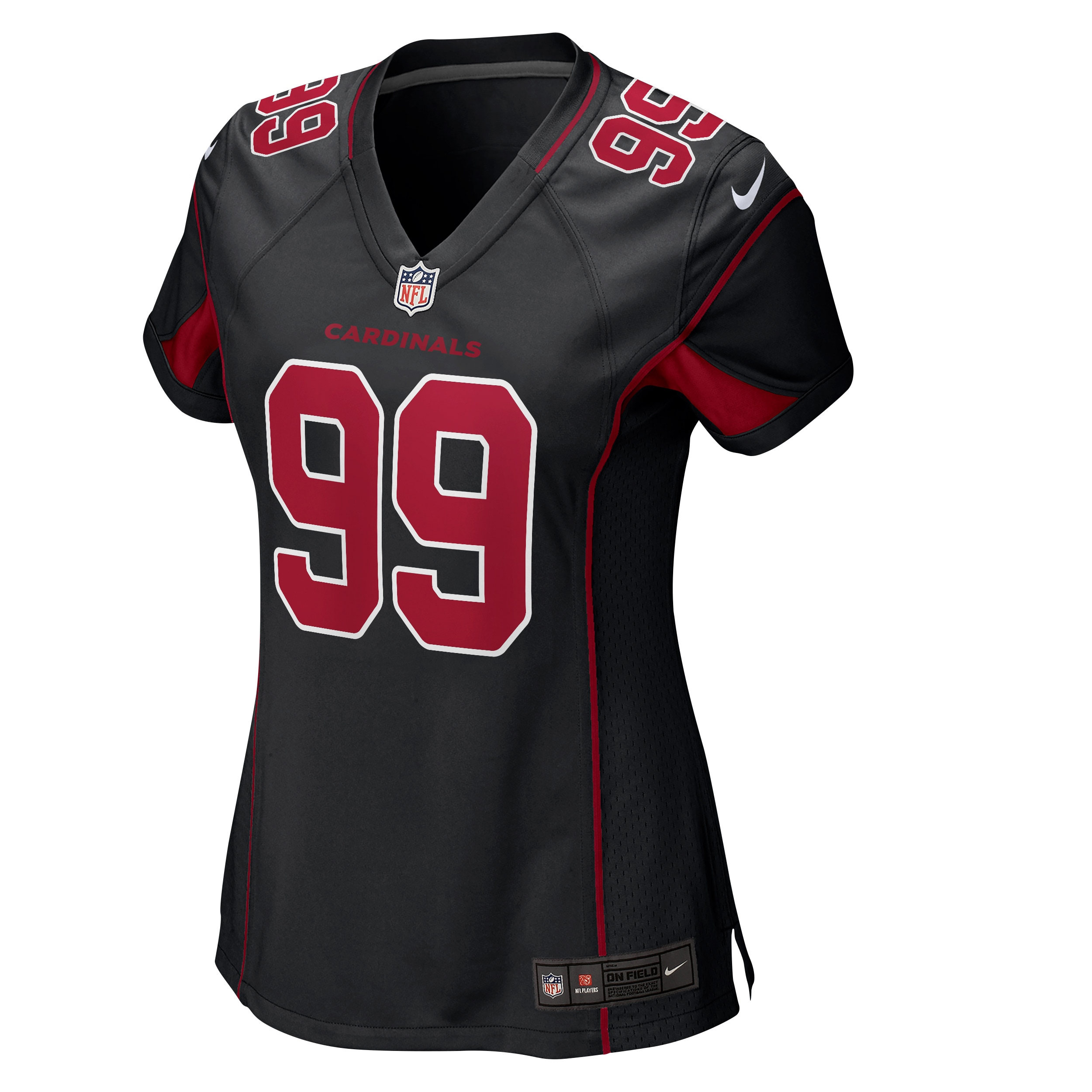 J.J. Watt Arizona Cardinals Nike Women’s 2nd Alternate Game Jersey – Black Clowdercats