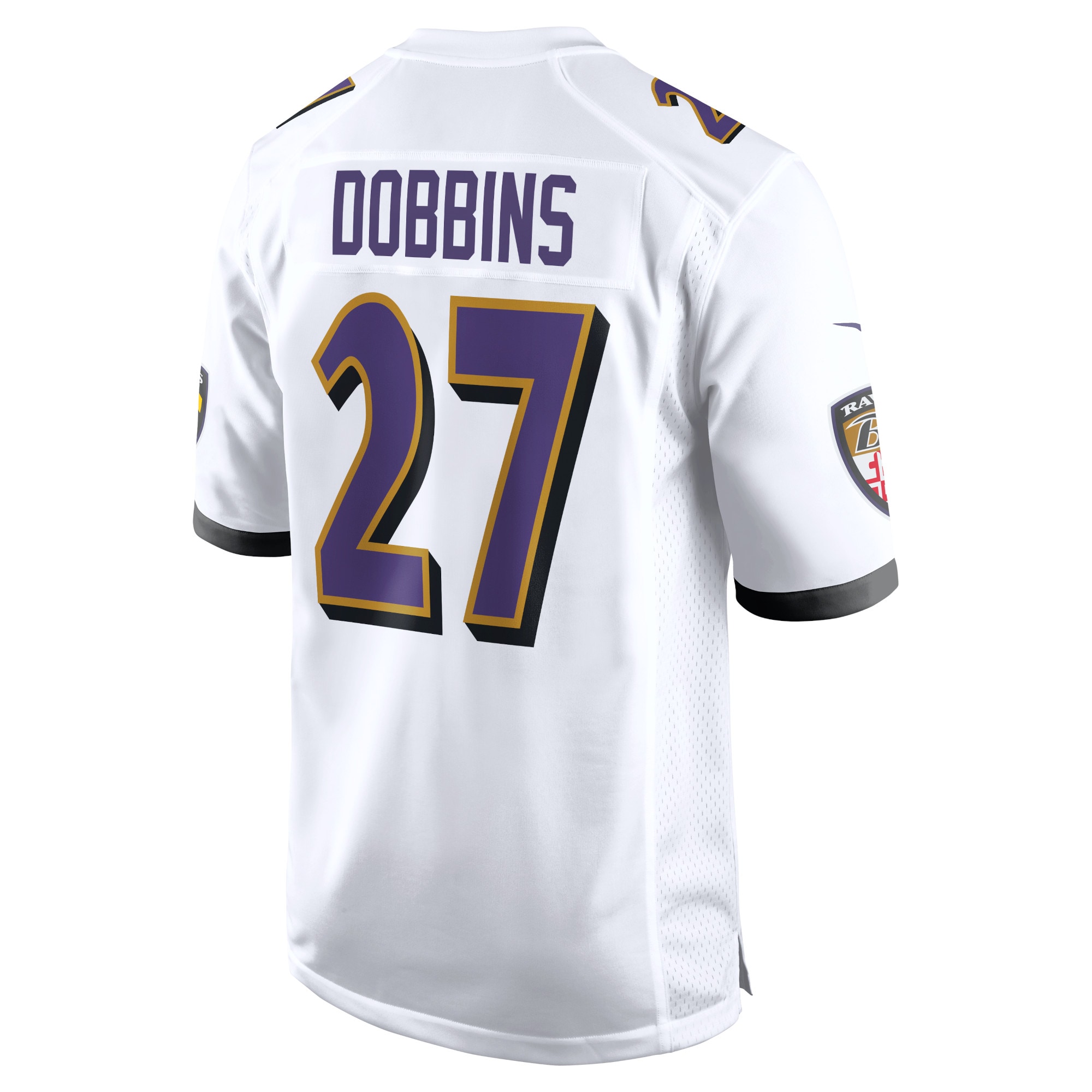 J.K. Dobbins Baltimore Ravens Nike Game Jersey – White Clowdercats