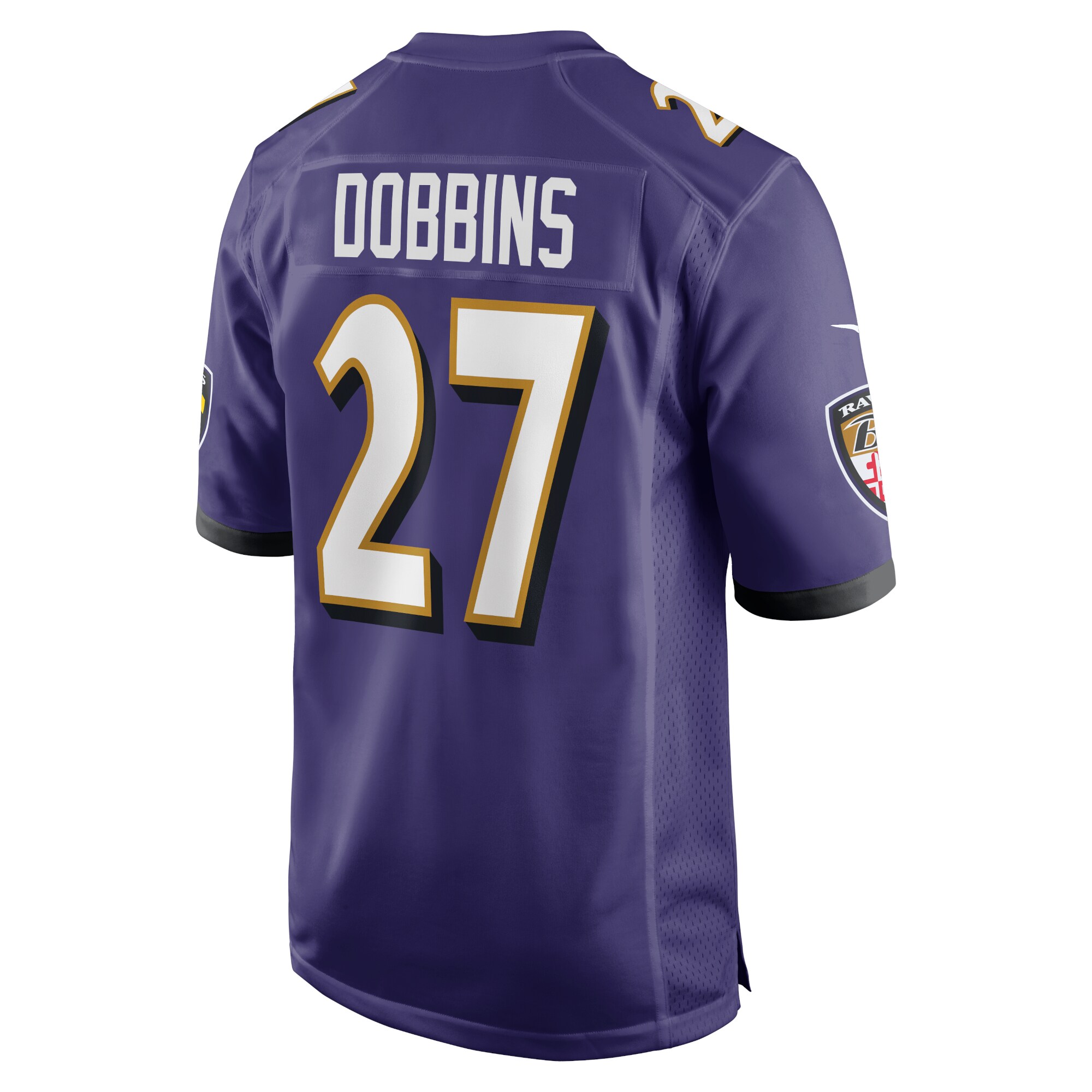 J.K. Dobbins Baltimore Ravens Nike Game Team Jersey – Purple Clowdercats