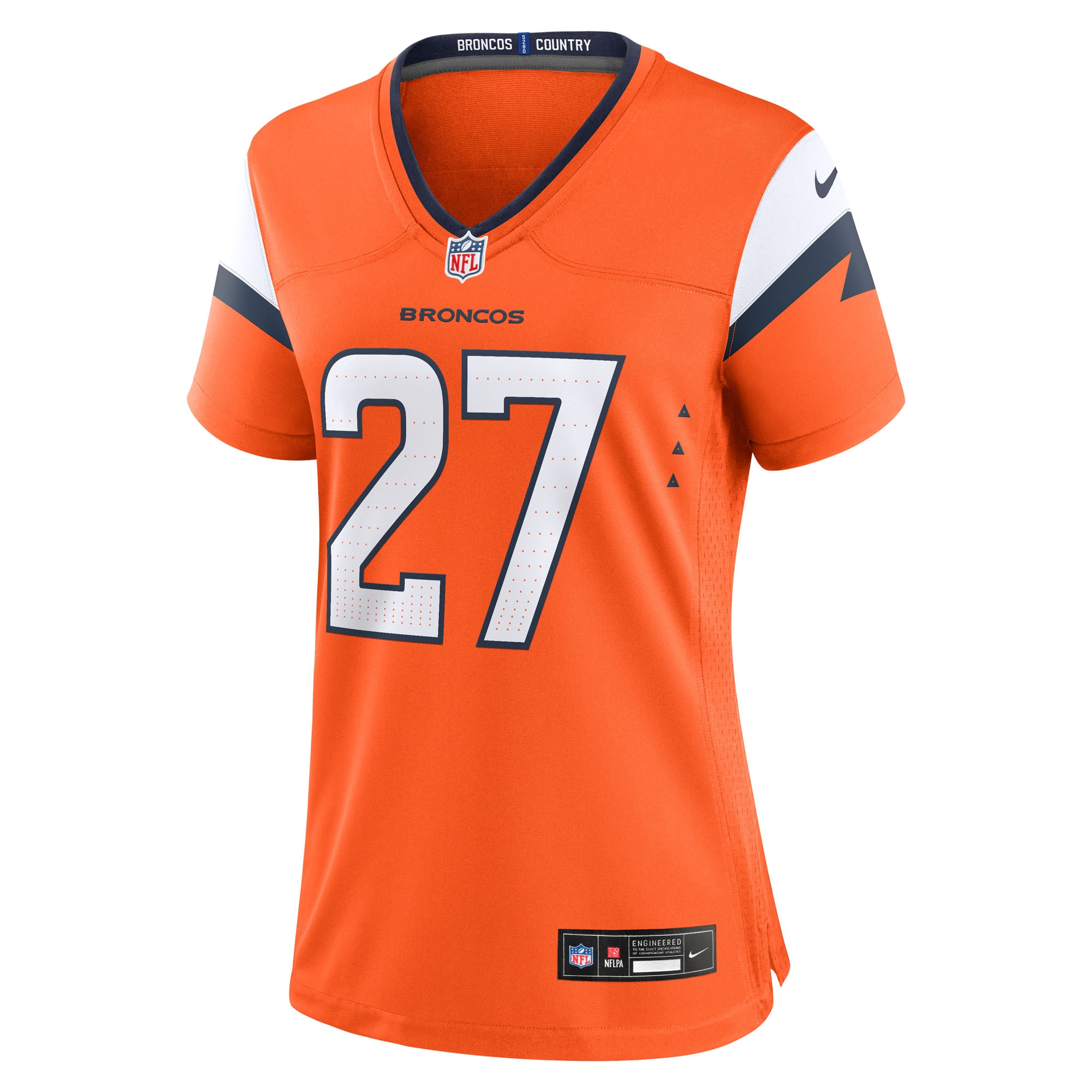 J.K. Dobbins Denver Broncos Nike Women’s Team Game Jersey – Orange Clowdercats