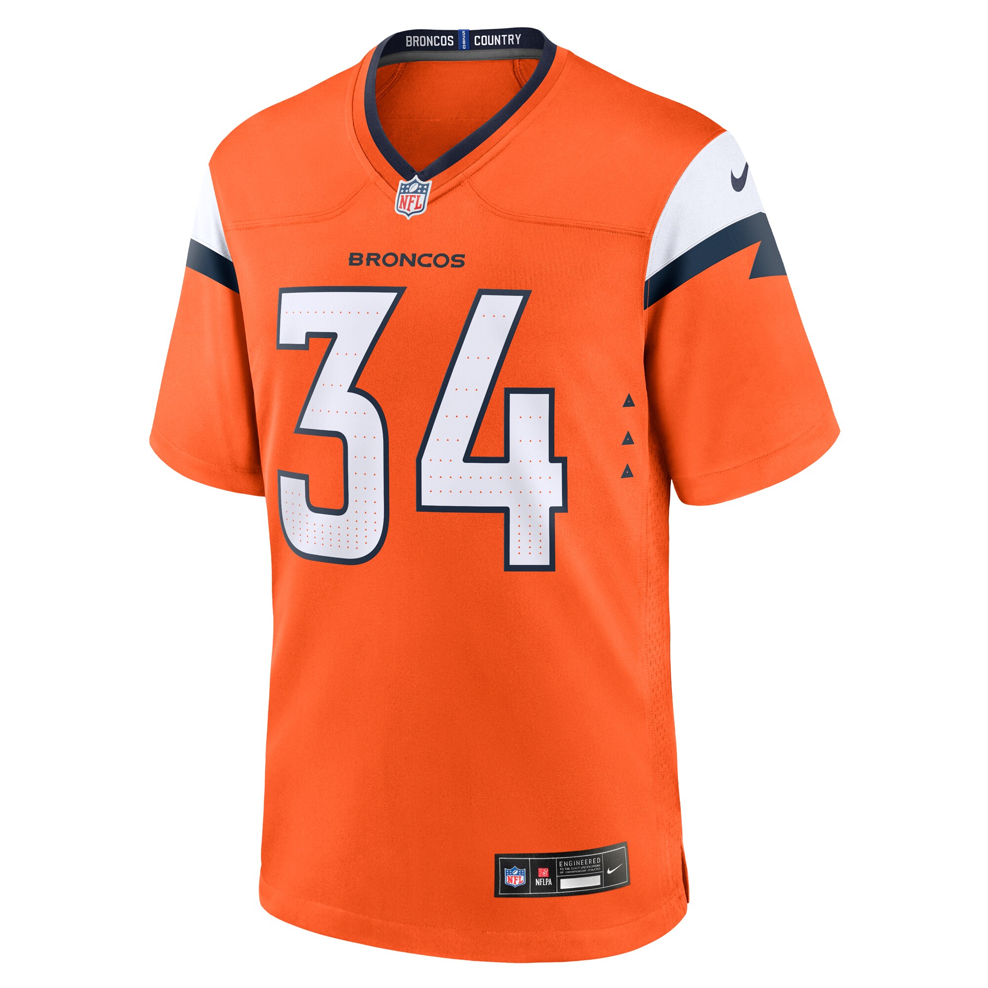 JL Skinner Denver Broncos Nike Team Game Jersey – Orange Clowdercats