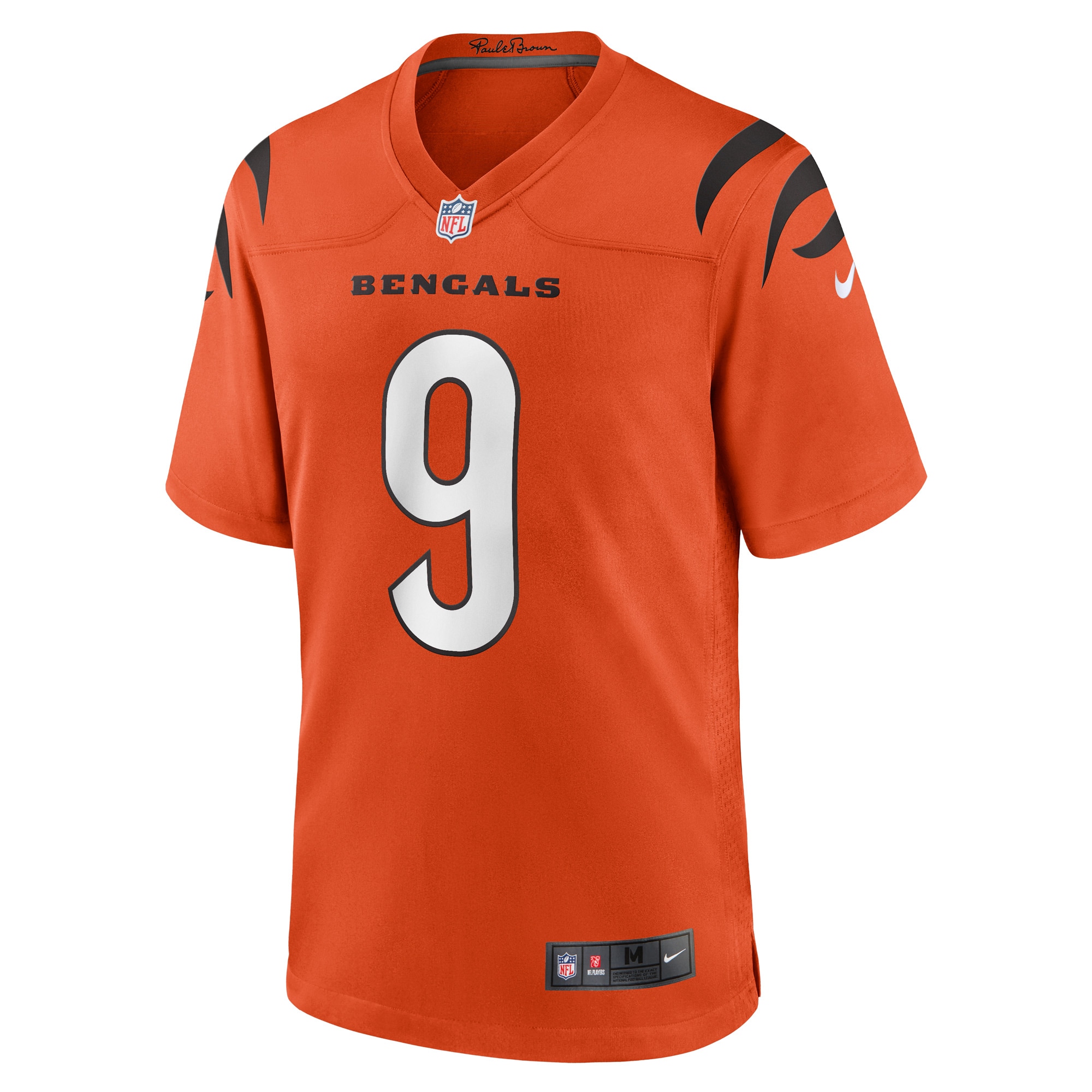 Joe Burrow Cincinnati Bengals Nike Alternate Game Jersey – Orange Clowdercats