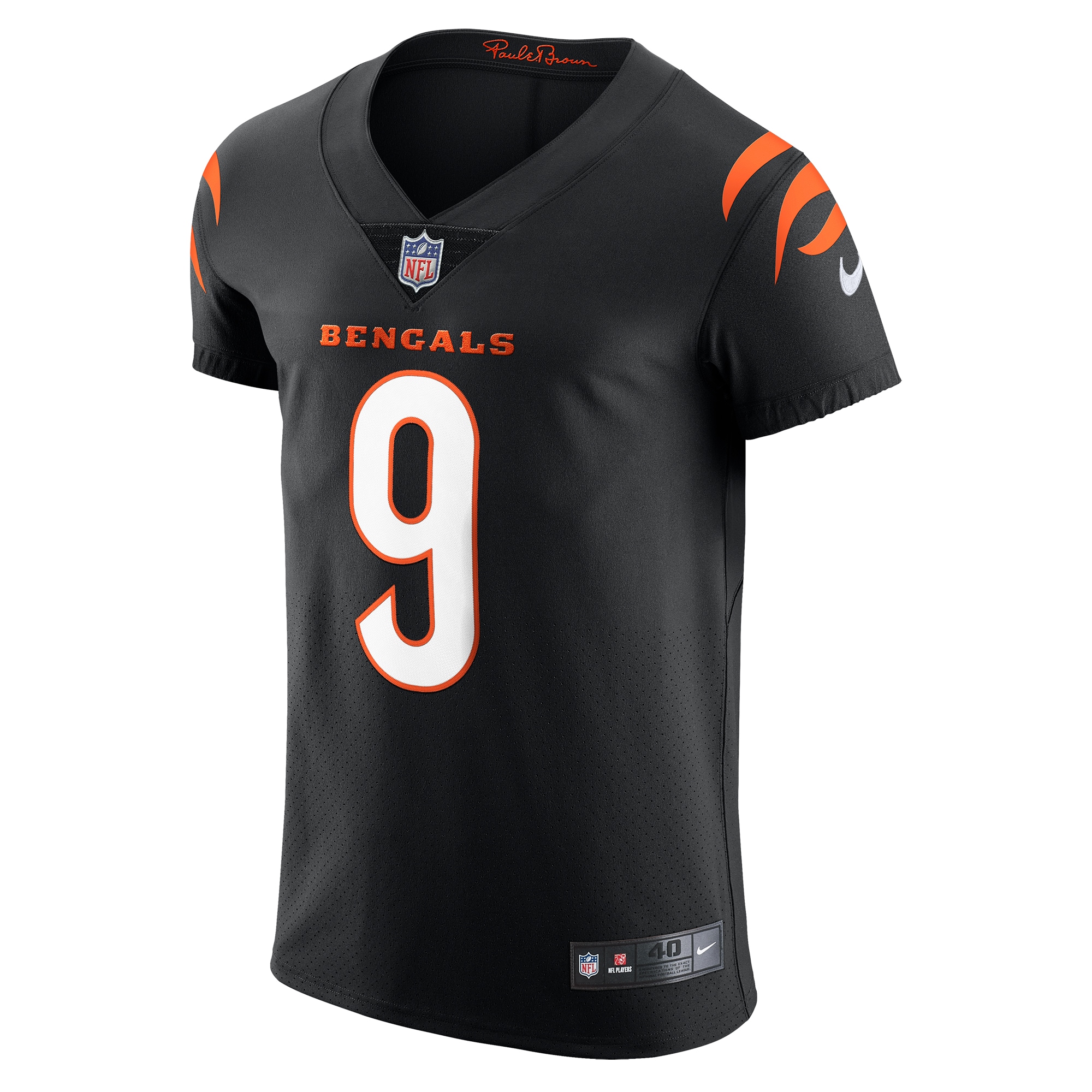 Joe Burrow Cincinnati Bengals Nike Vapor Elite Jersey – Black Clowdercats