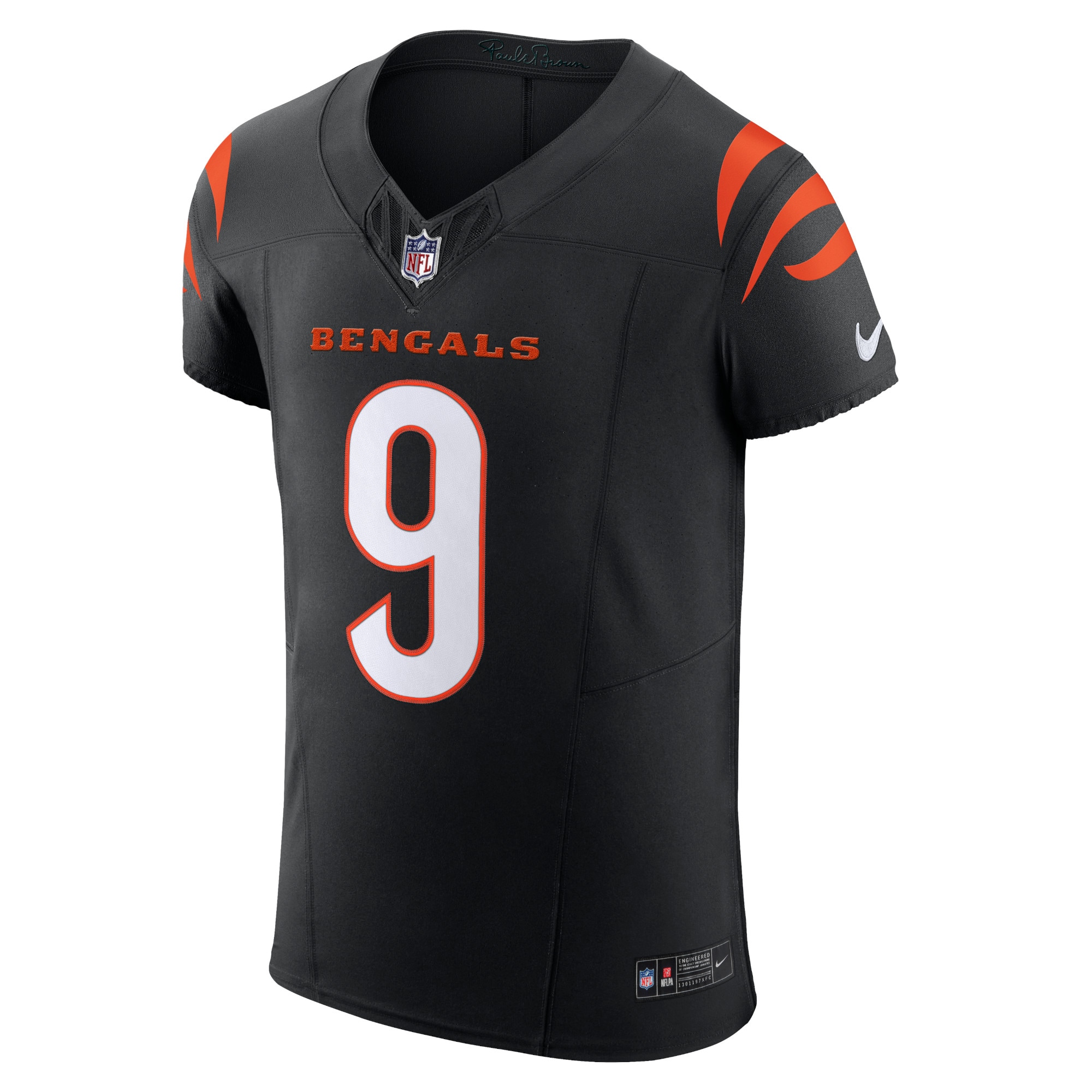 Joe Burrow Cincinnati Bengals Nike Vapor F.U.S.E. Elite Jersey – Black Clowdercats