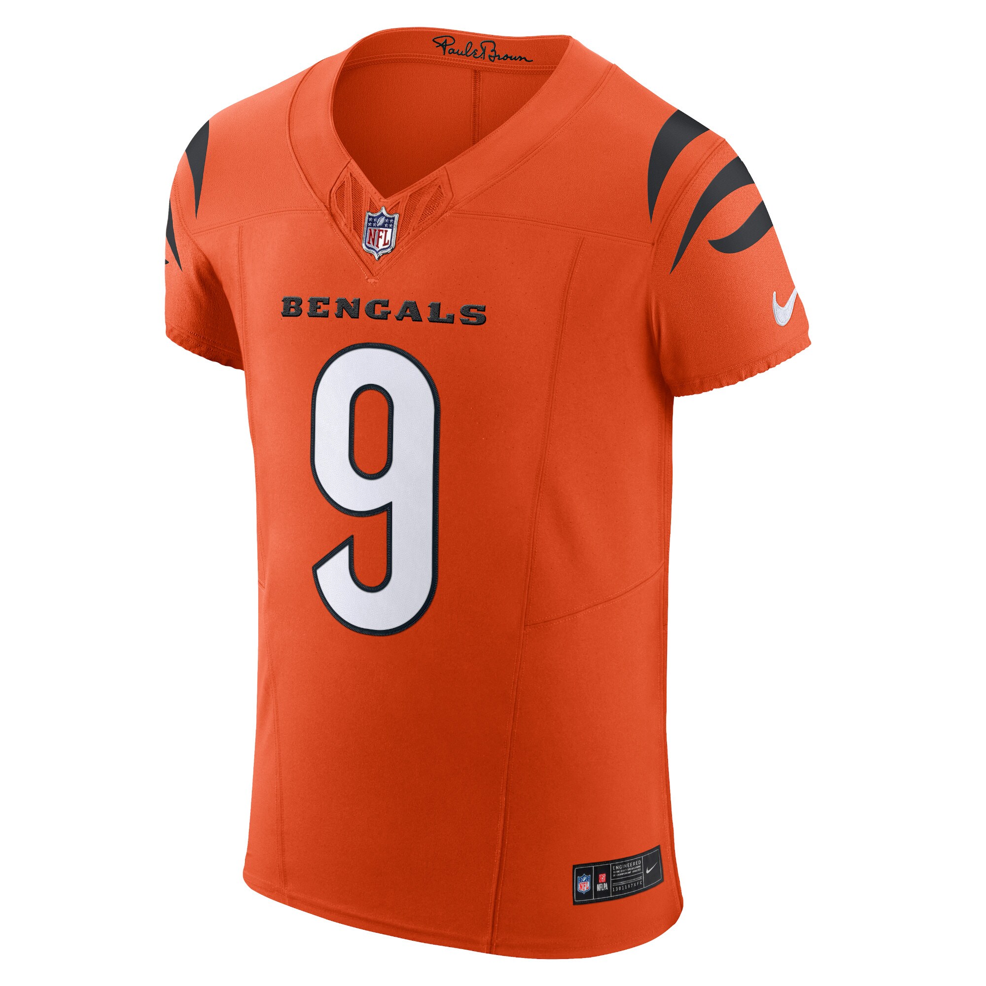 Joe Burrow Cincinnati Bengals Nike Vapor F.U.S.E. Elite Jersey – Orange Clowdercats