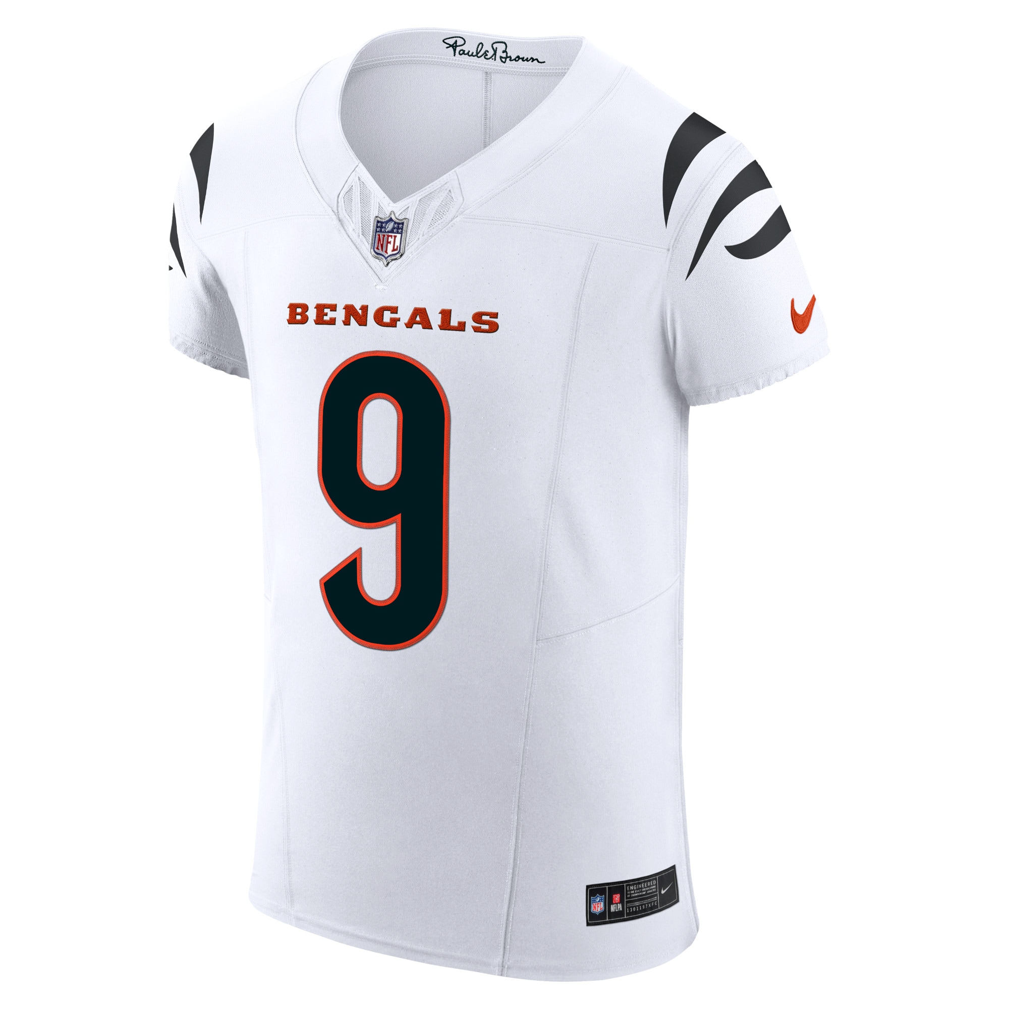 Joe Burrow Cincinnati Bengals Nike Vapor F.U.S.E. Elite Jersey – White Clowdercats