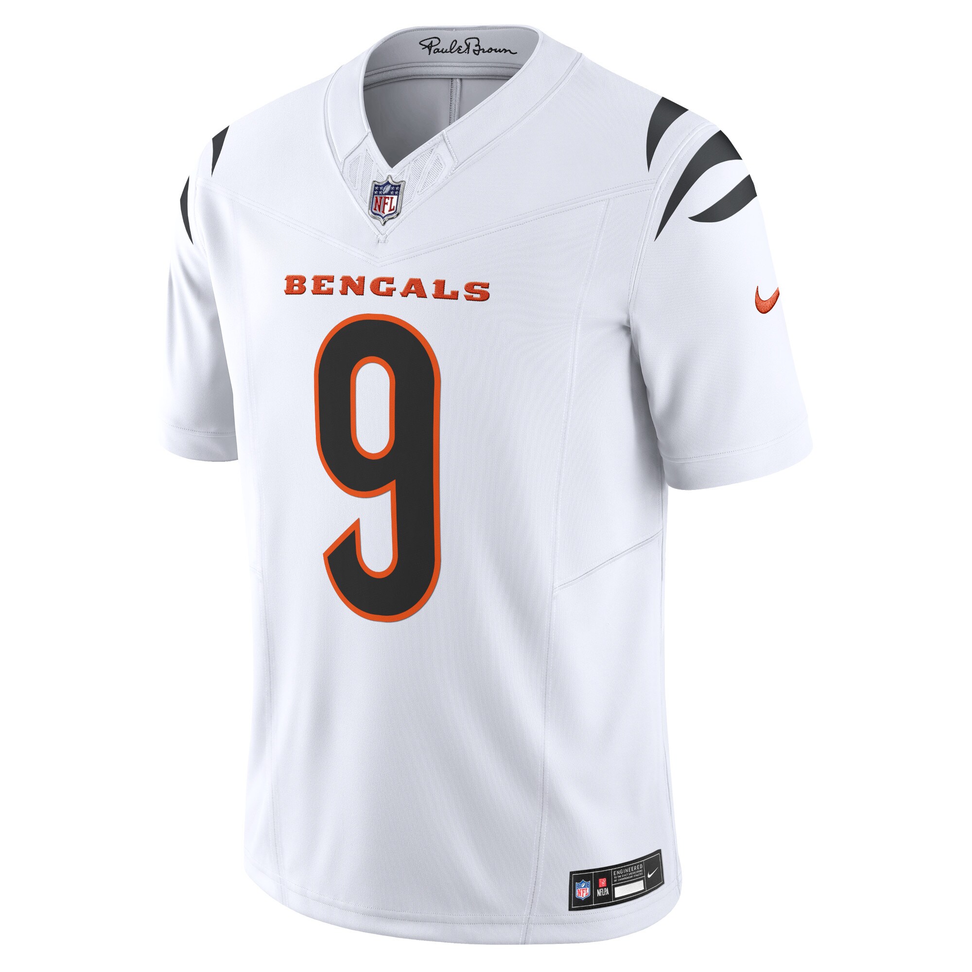 Joe Burrow Cincinnati Bengals Nike Vapor F.U.S.E. Limited Jersey – White Clowdercats