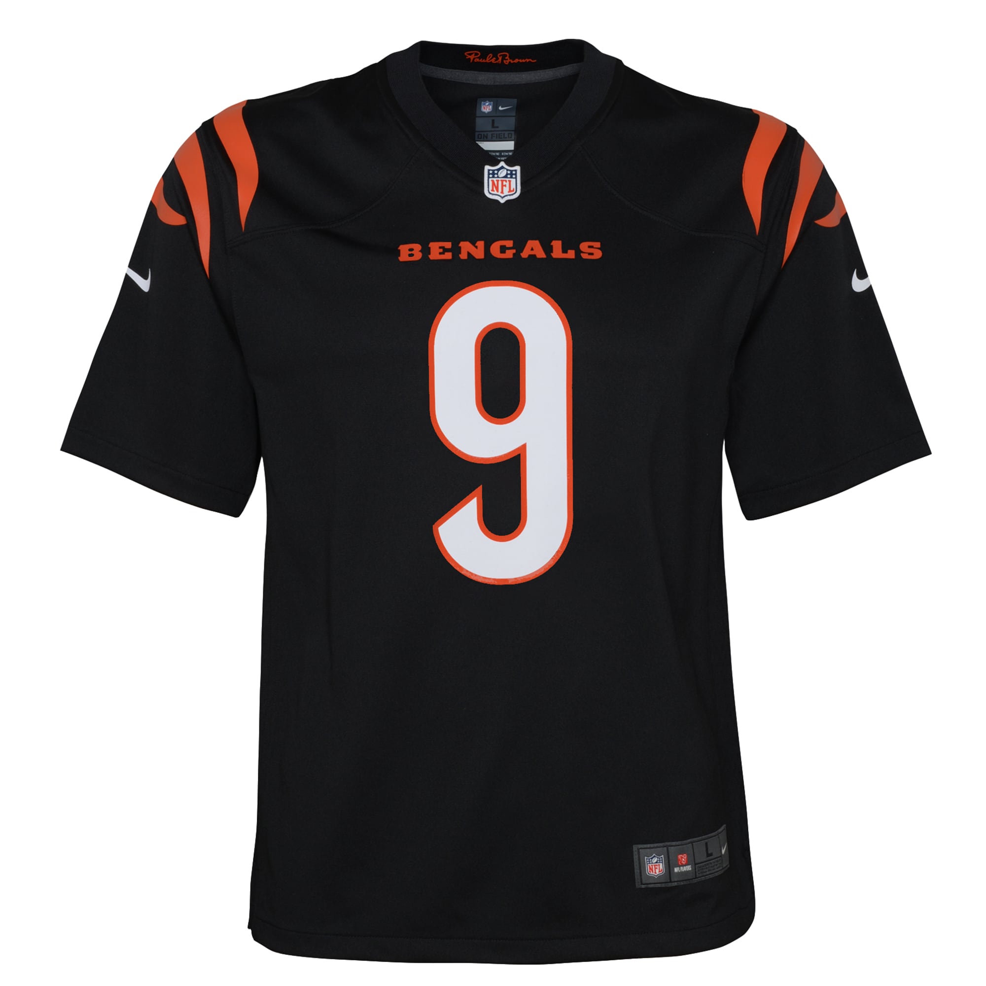 Joe Burrow Cincinnati Bengals Nike Youth Game Jersey – Black Clowdercats