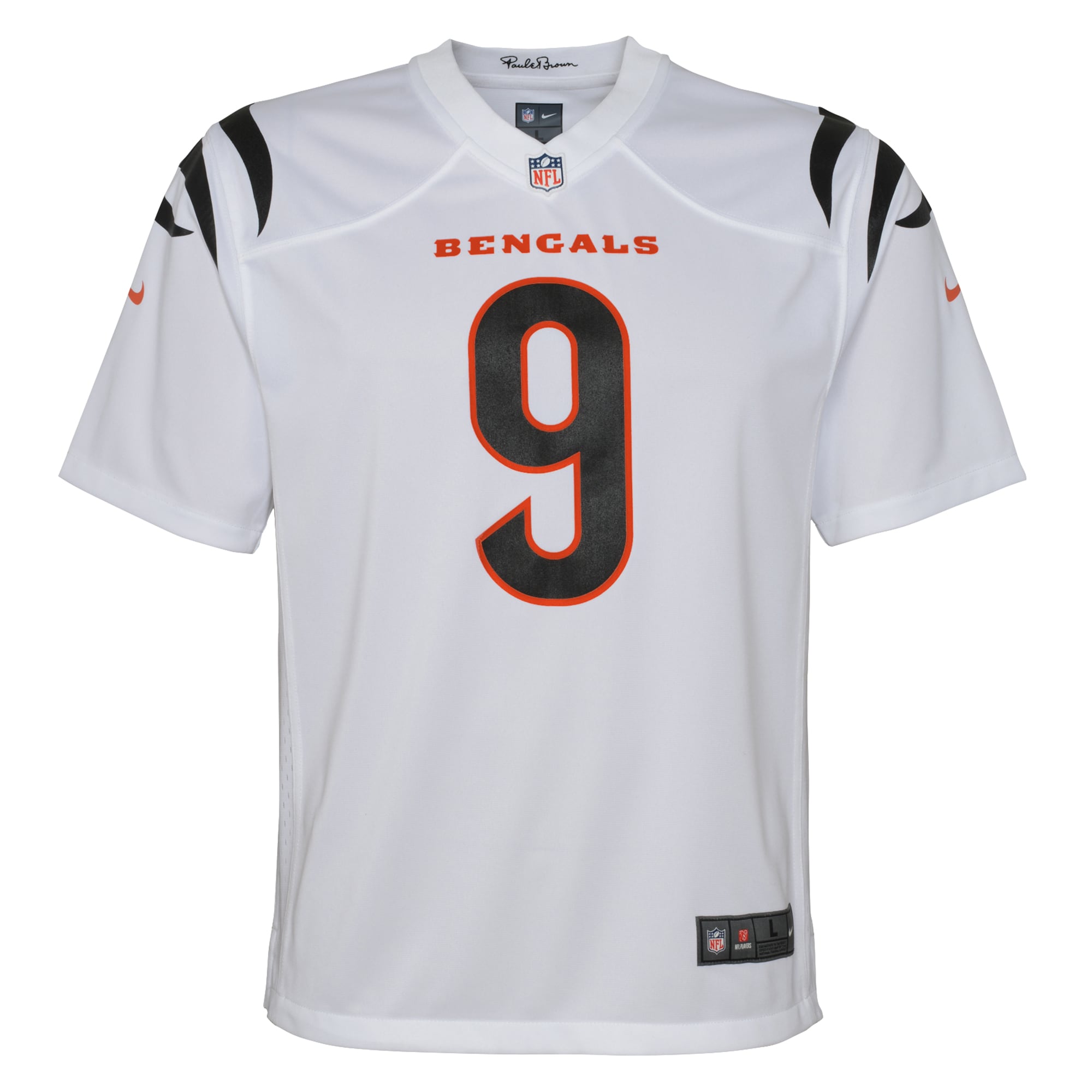 Joe Burrow Cincinnati Bengals Nike Youth Game Jersey – White Clowdercats