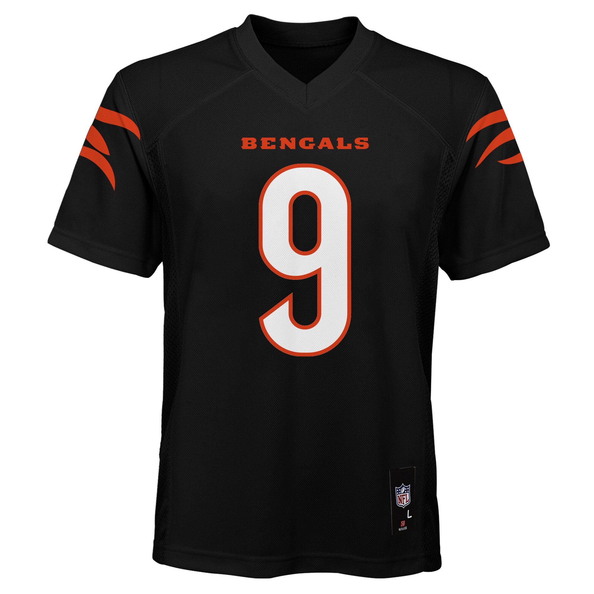 Joe Burrow Cincinnati Bengals Youth Replica Player Jersey – Black Clowdercats