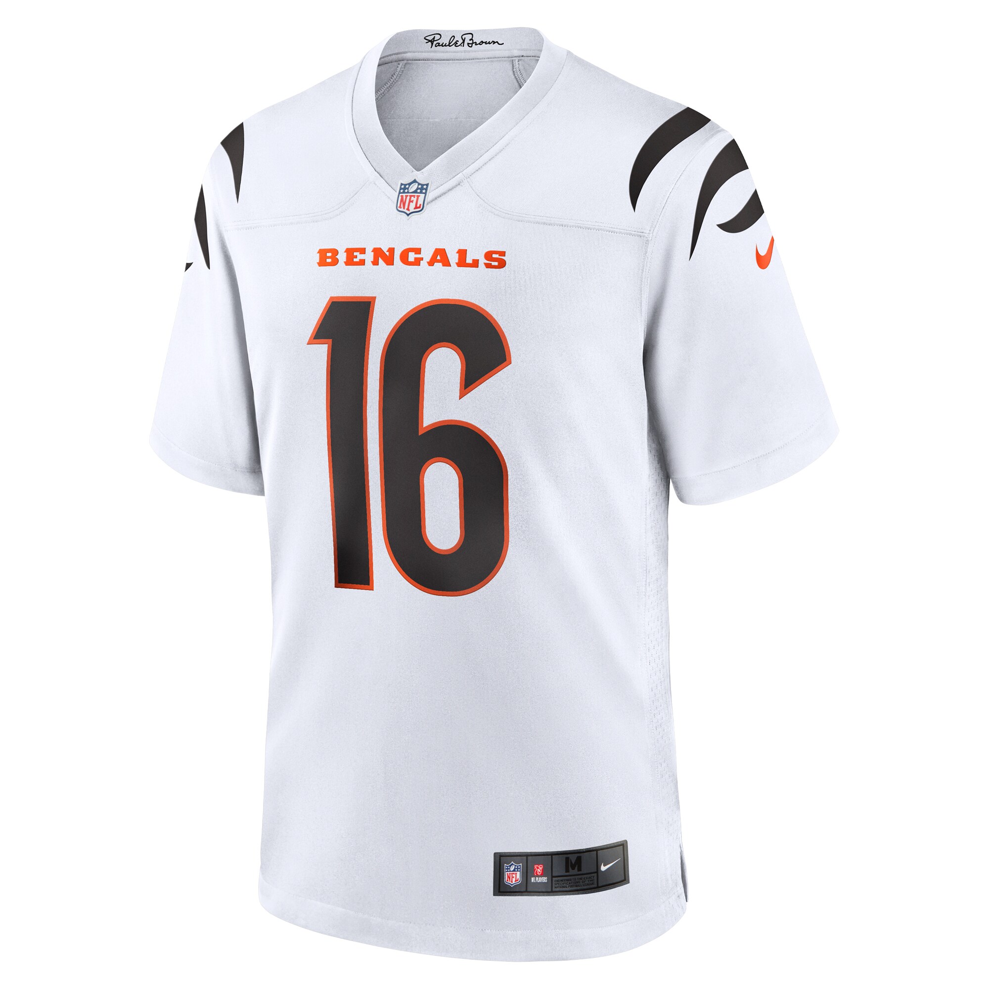 Joe Flacco Cincinnati Bengals Nike Game Jersey – White Clowdercats