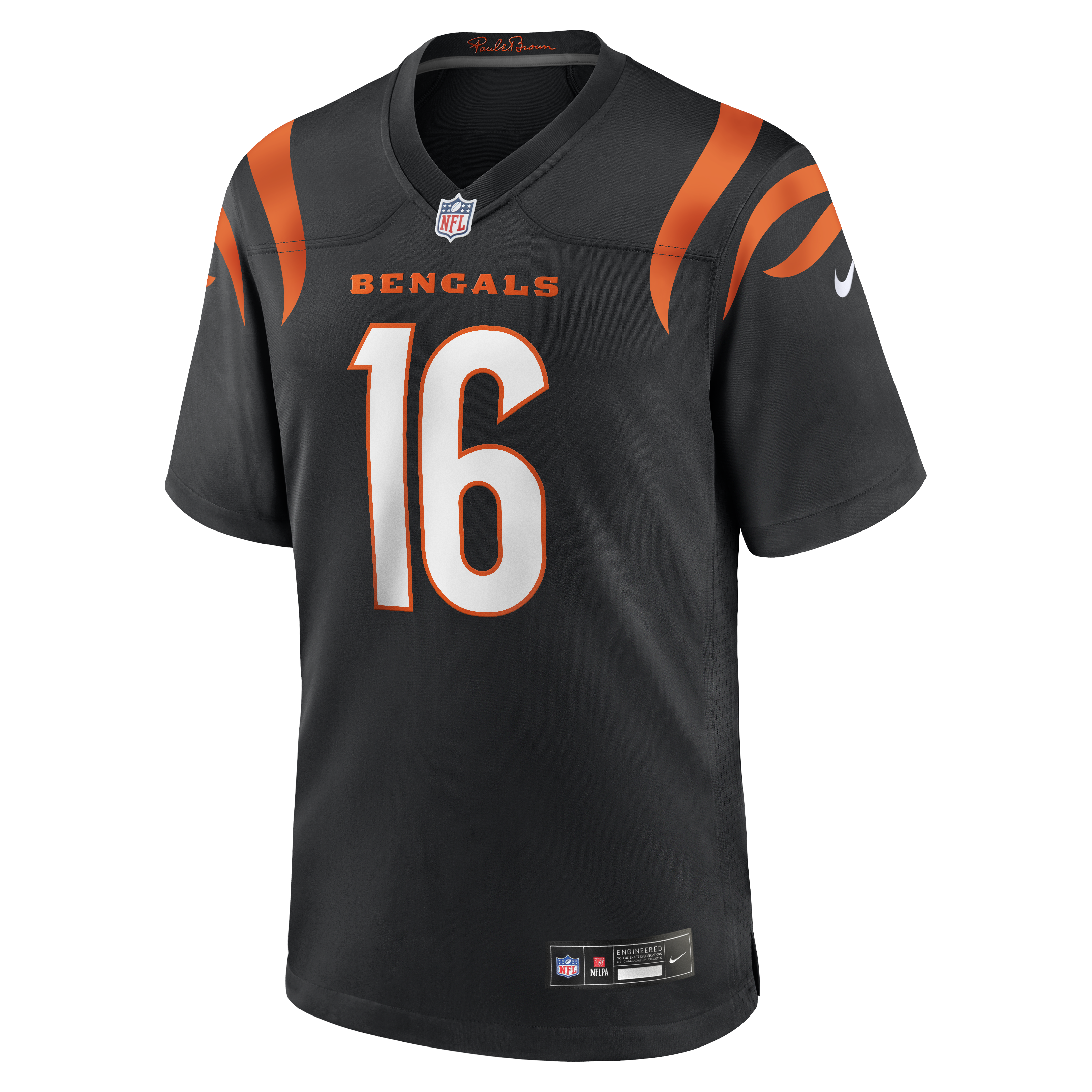 Joe Flacco Cincinnati Bengals Nike Team Game Jersey – Black Clowdercats